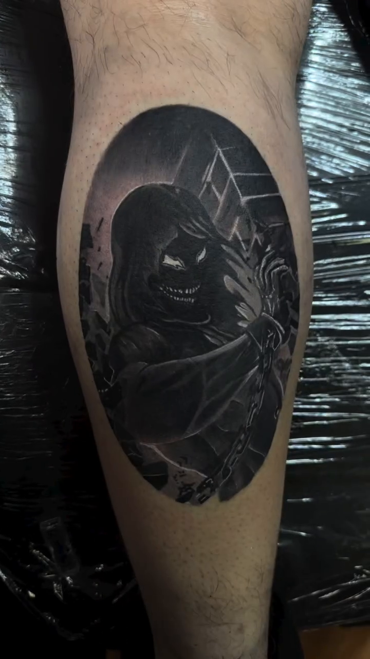 Tattoo by @vital_tattoos — dark_realism, black_and_grey