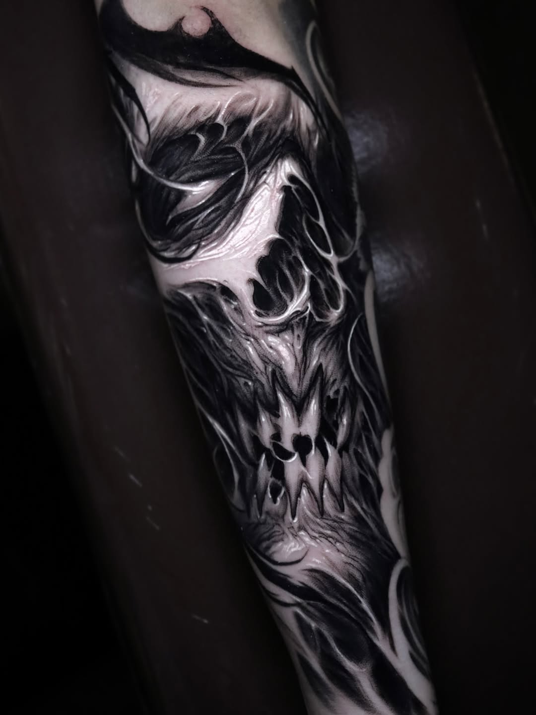 Tattoo by @josecruzart — dark_realism, black_and_grey