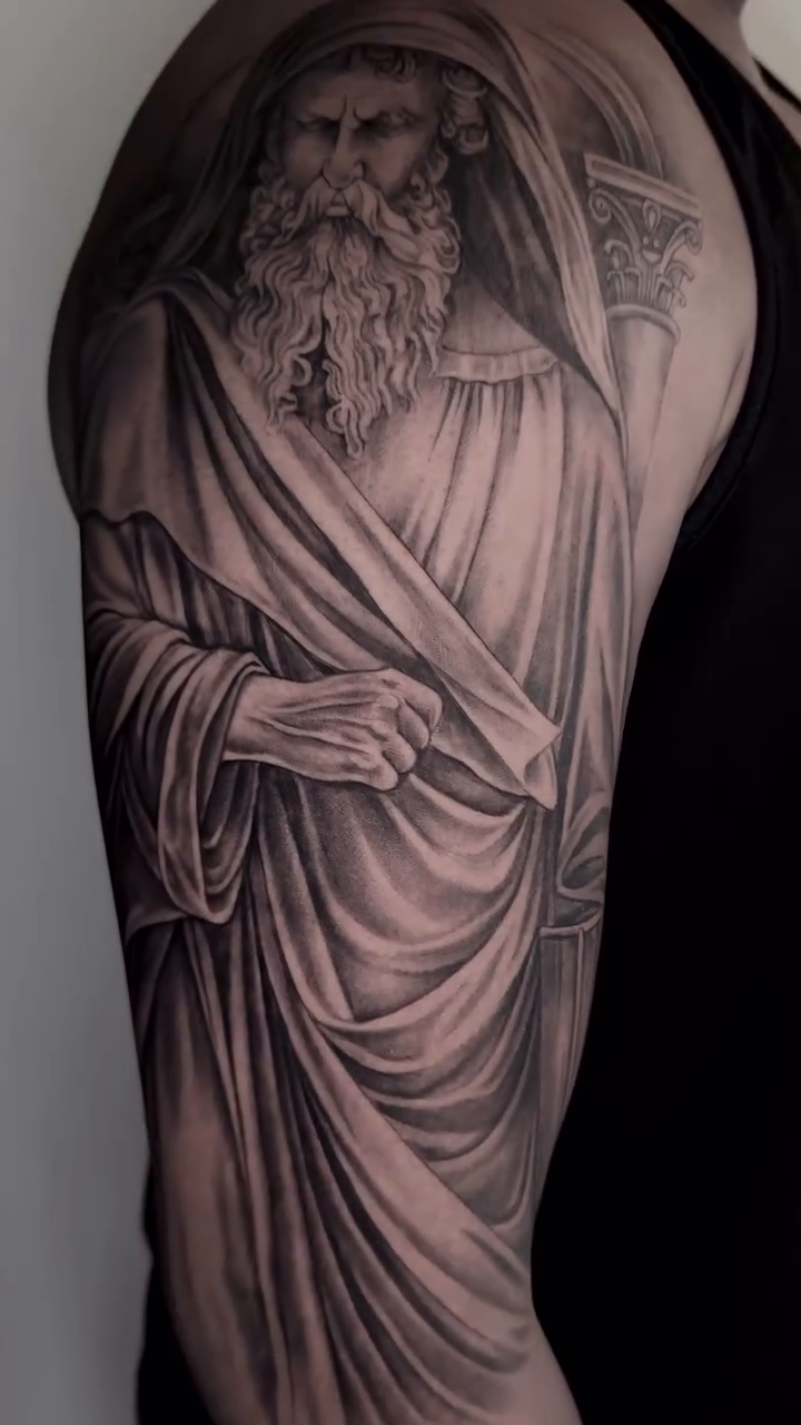 Tattoo by @kris_tattooart β realism, black_and_grey