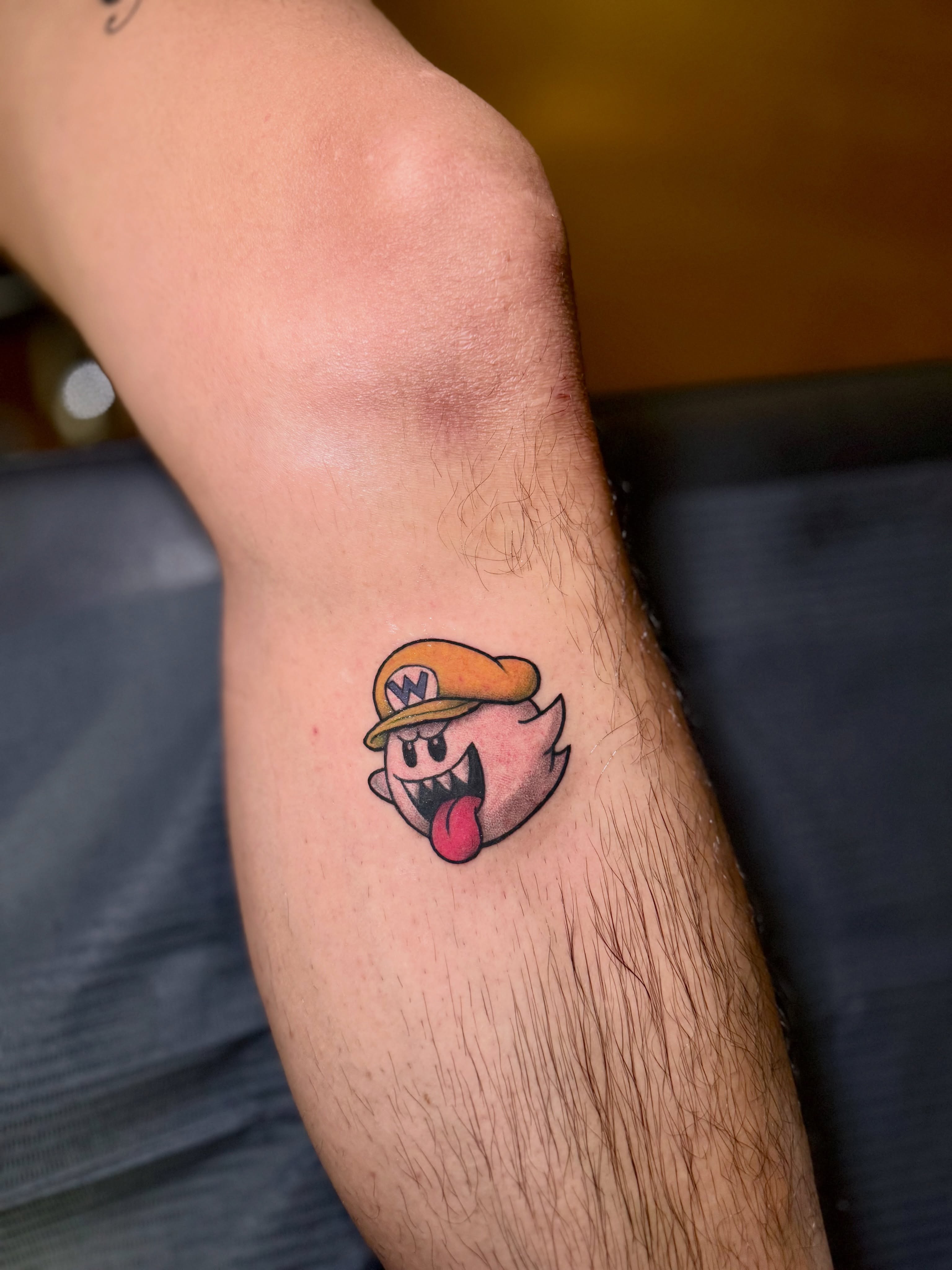 Wario neo-traditional tattoo on the forearm by ๐ต๐๐๐๐๐๐๐ ๐ป๐๐๐๐