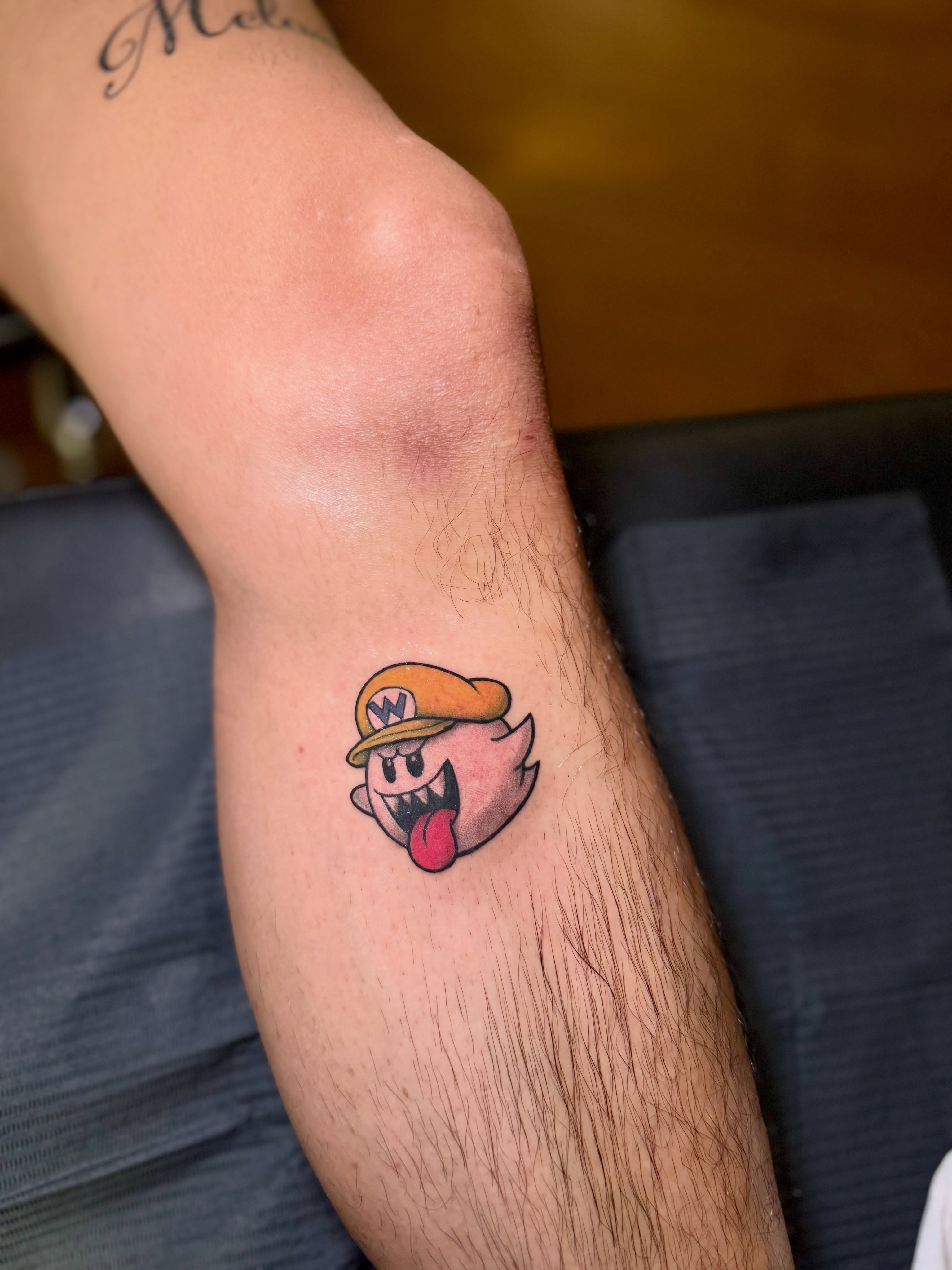 Wario new school tattoo on the forearm by ๐ต๐๐๐๐๐๐๐ ๐ป๐๐๐๐