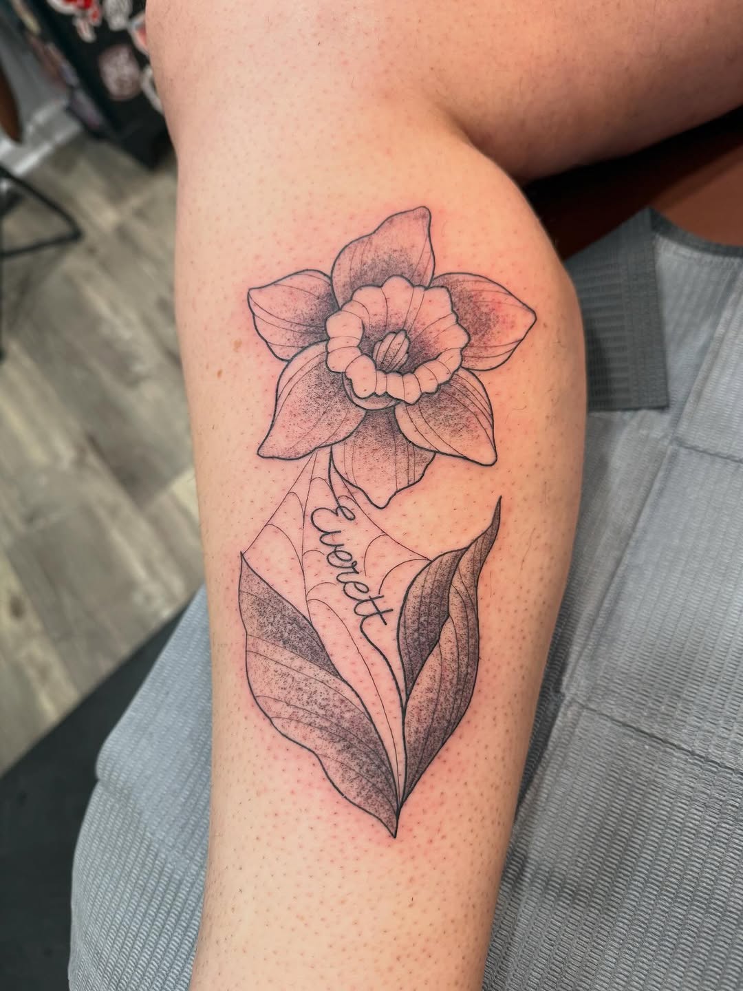 Tattoo by @honeysucktattoo — fine_line, lettering_script