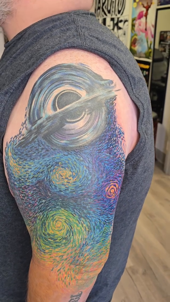 Tattoo by @emilylouisetattoos β realism, black_and_grey