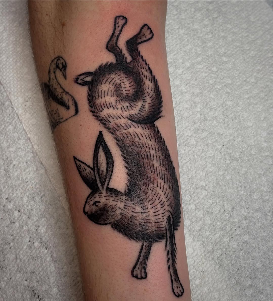 Tattoo by @brandimarietattoo — illustrative, black_and_grey