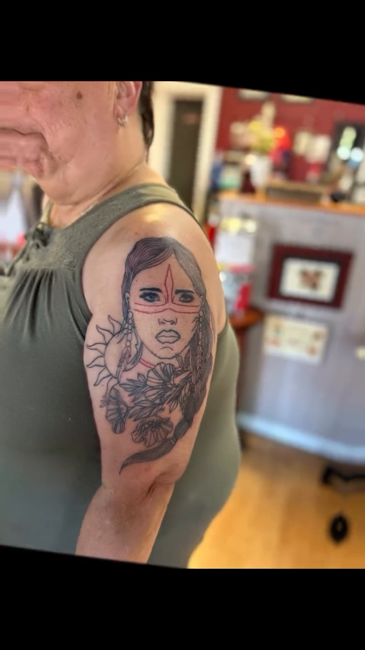 Tattoo by @jen_godfreytattoos — realism, black_and_grey