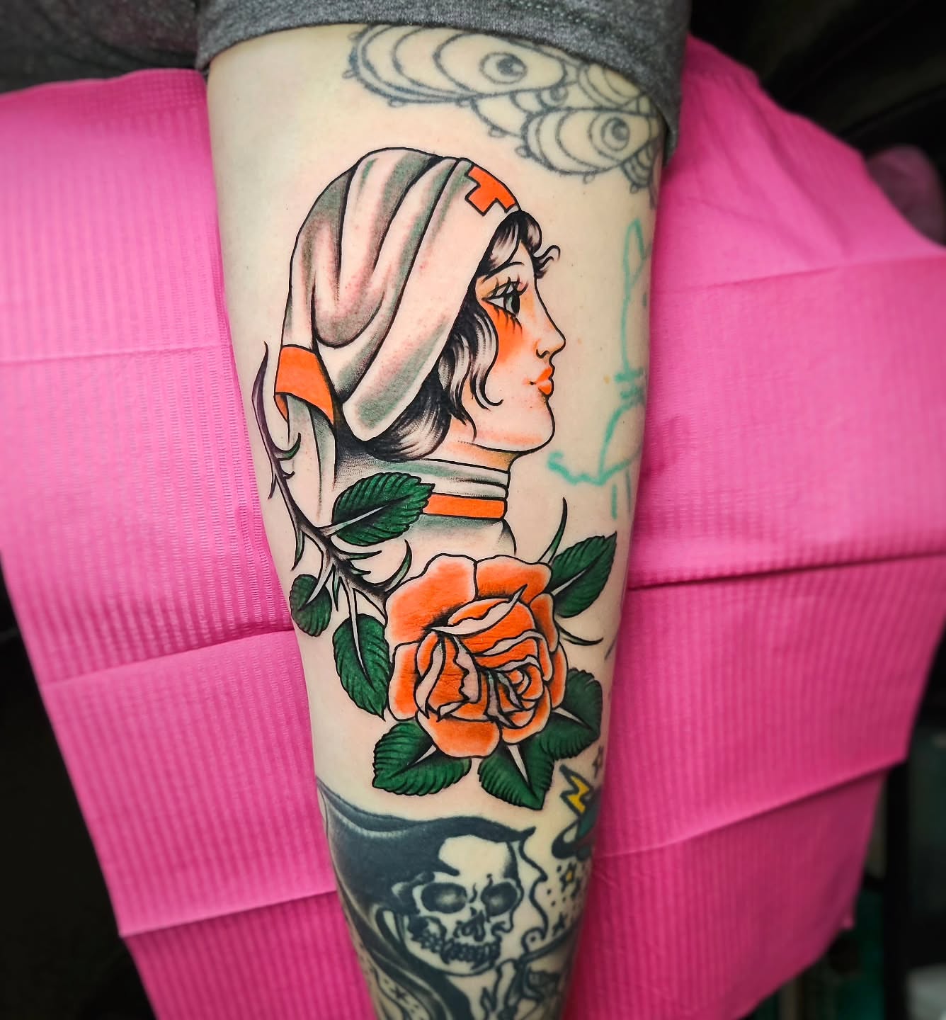 Tattoo by @prettiepluto — american_traditional