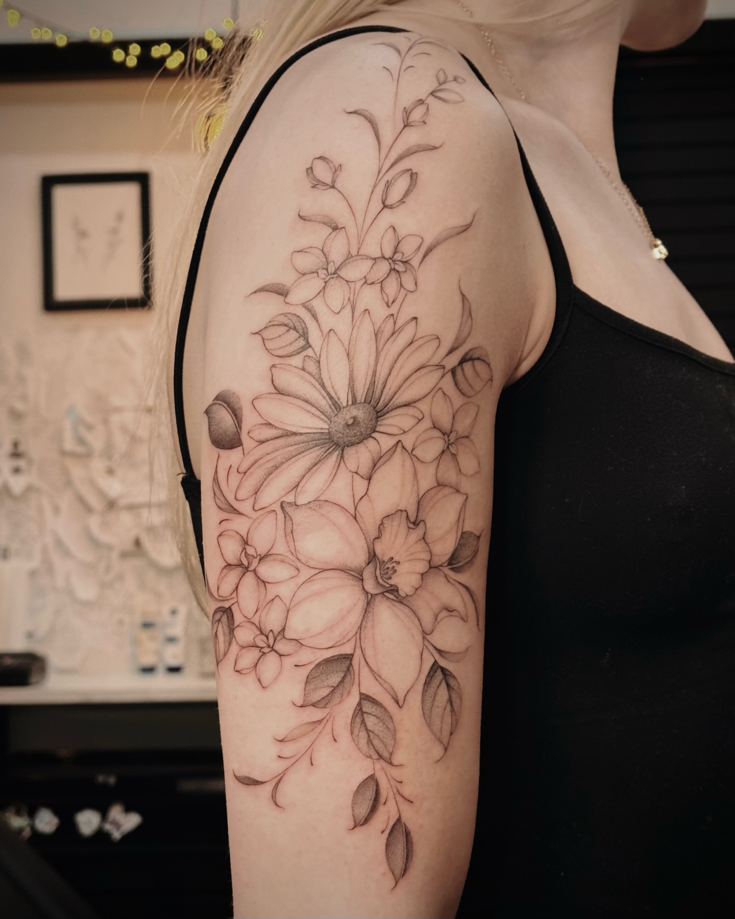 Tattoo by @blackpear_ink — black_and_grey, realism