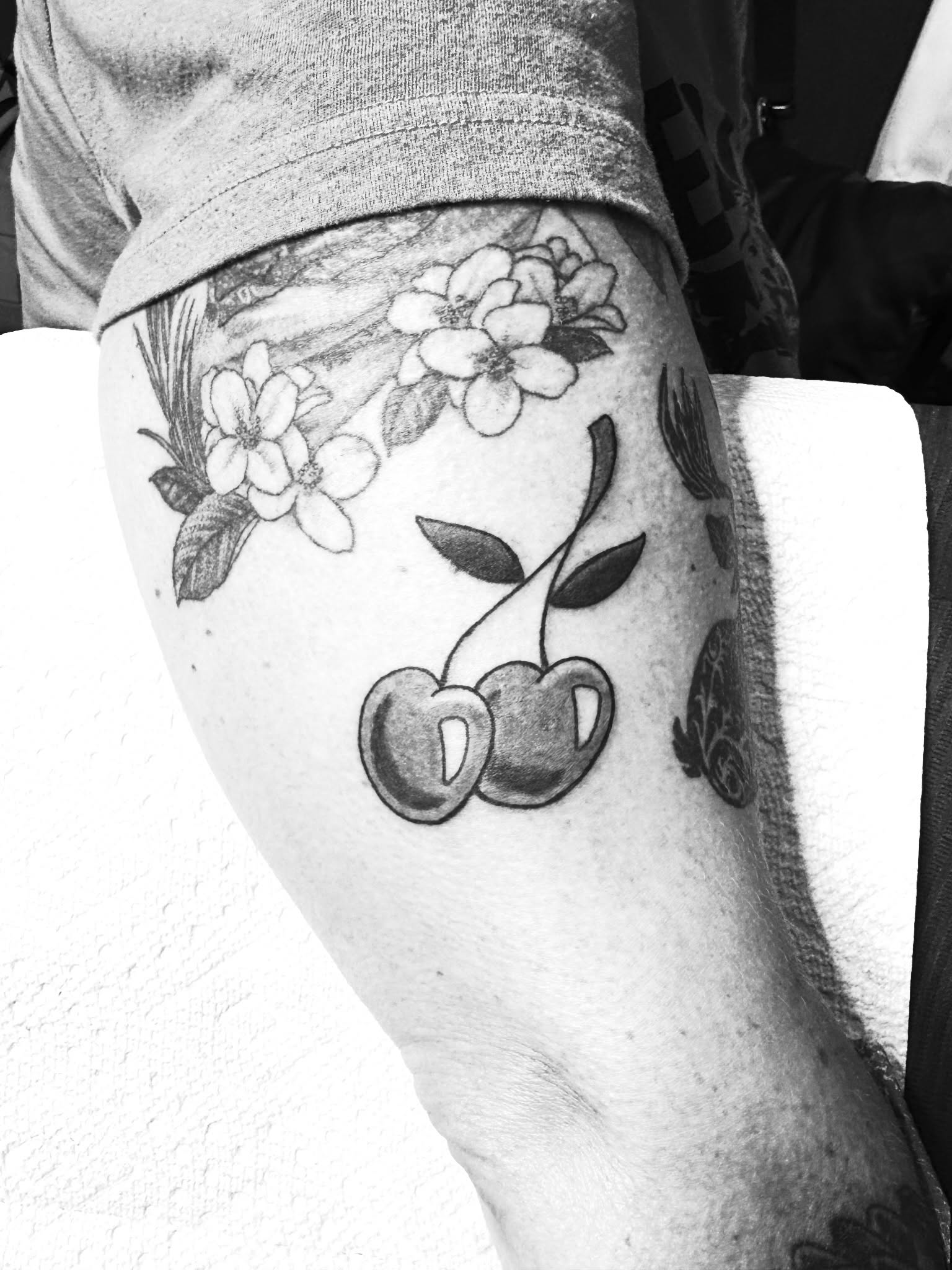 Tattoo by @tonycapraitattoos — black_and_grey