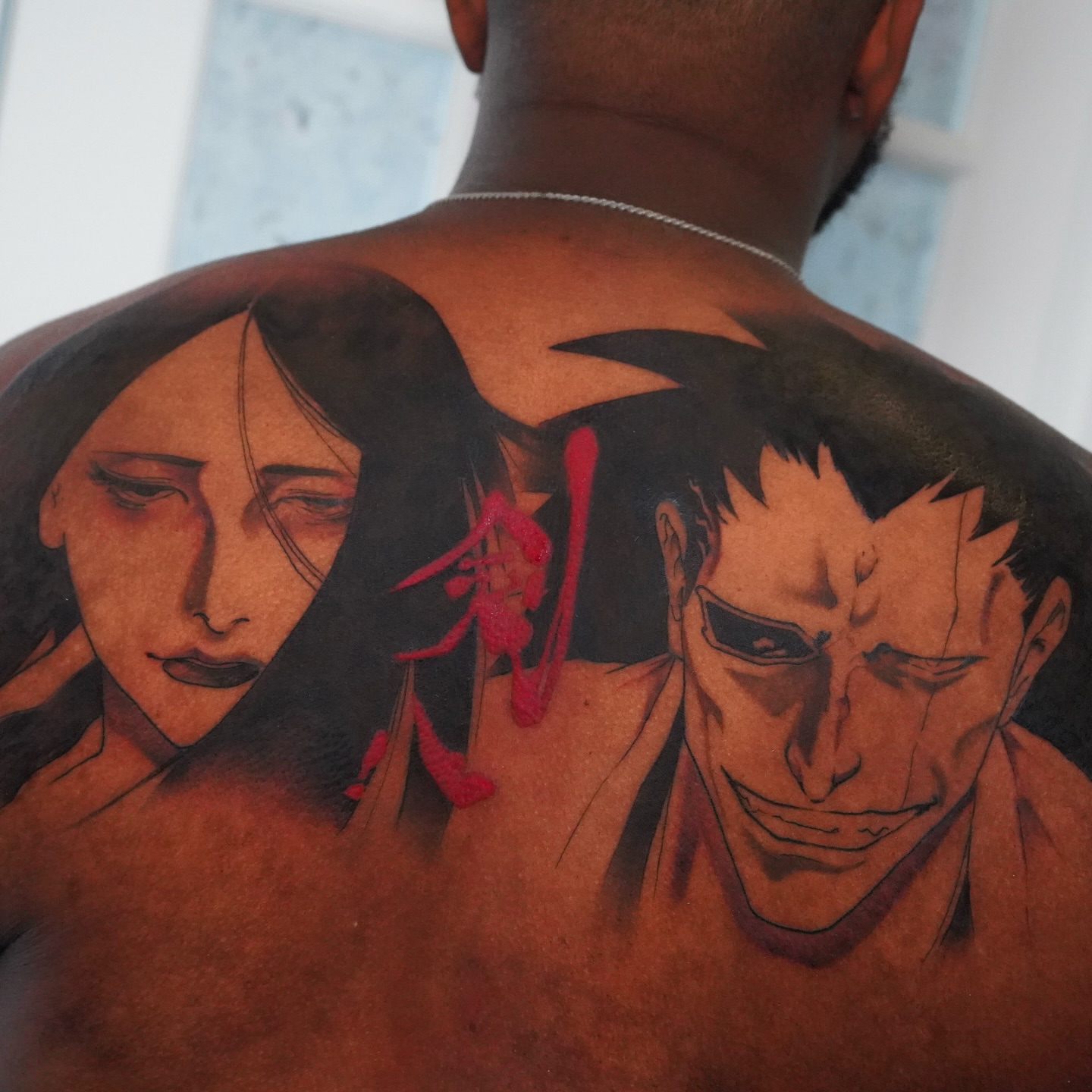 Tattoo by @blasianj.ink — anime