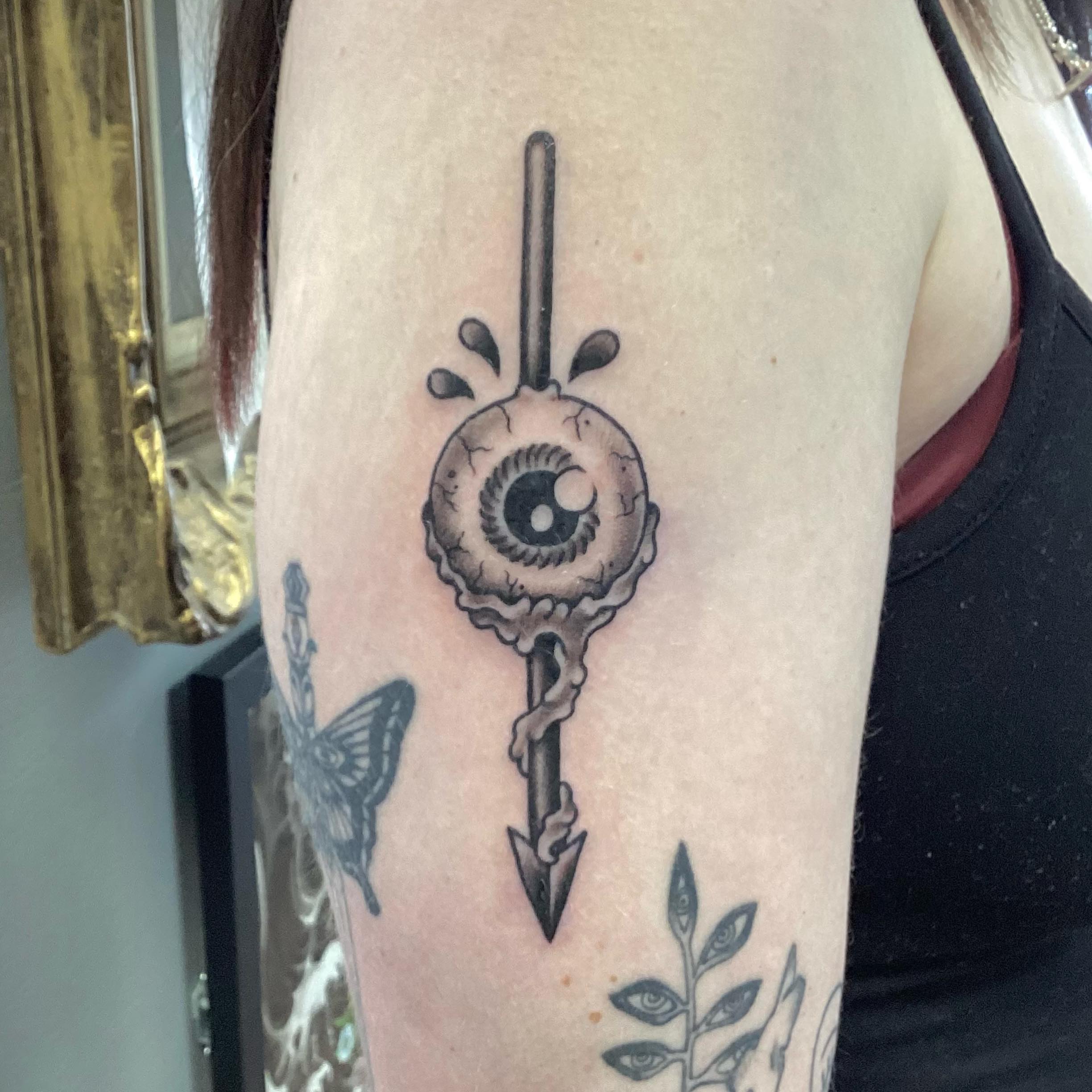 Tattoo by @kennymtattoo — black_and_grey