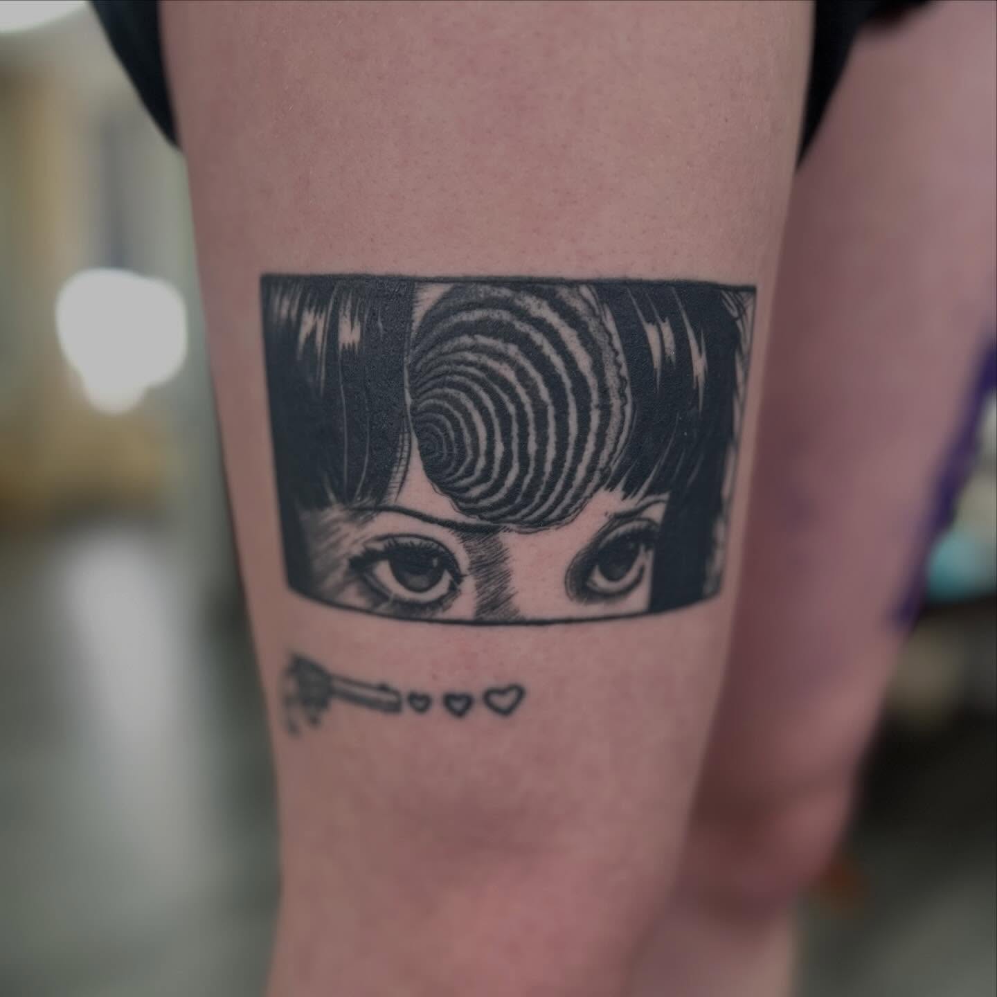 Tattoo by @moemoetattoos — black_and_grey, illustrative