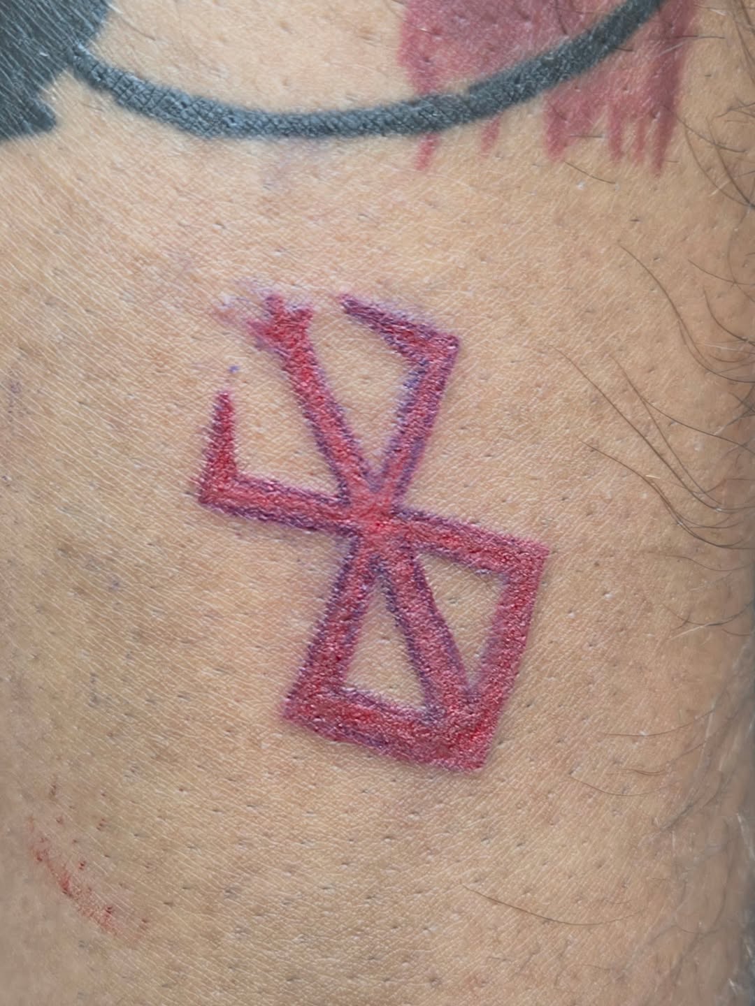 Tattoo by @sleepywitchink — blackwork