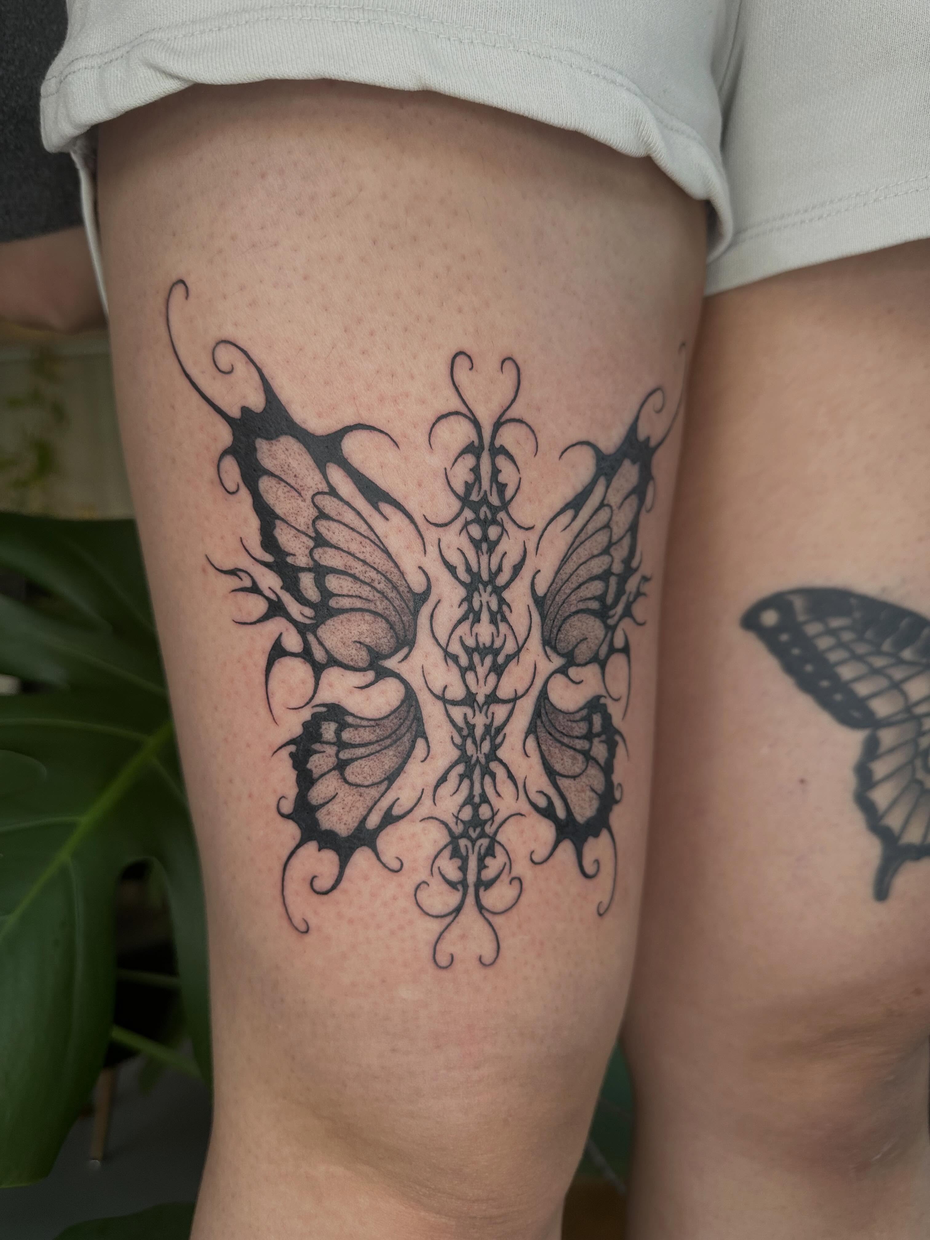 Tattoo by @ooey.gooey.tattooey — tribal