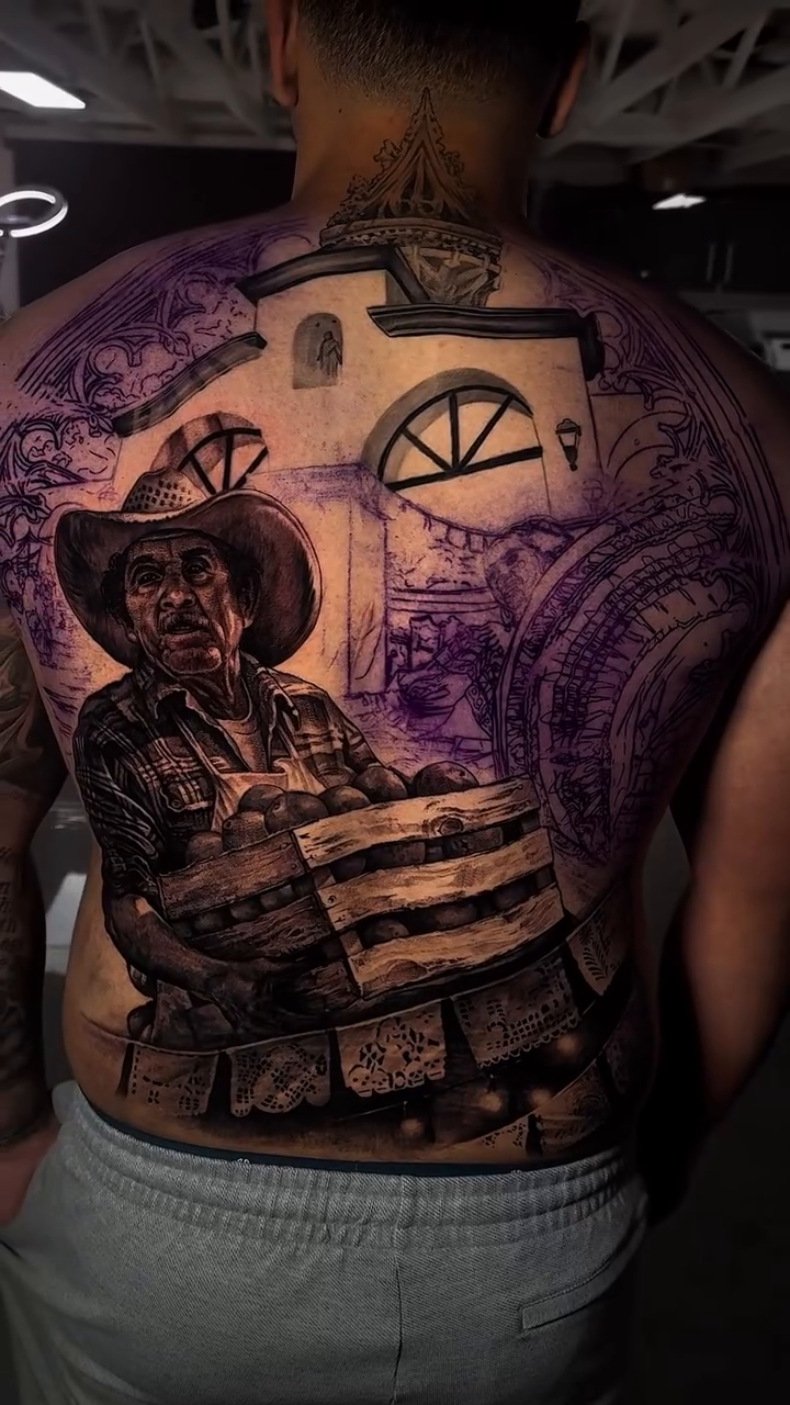 Tattoo by @gabrielvtattoos — realism, black_and_grey