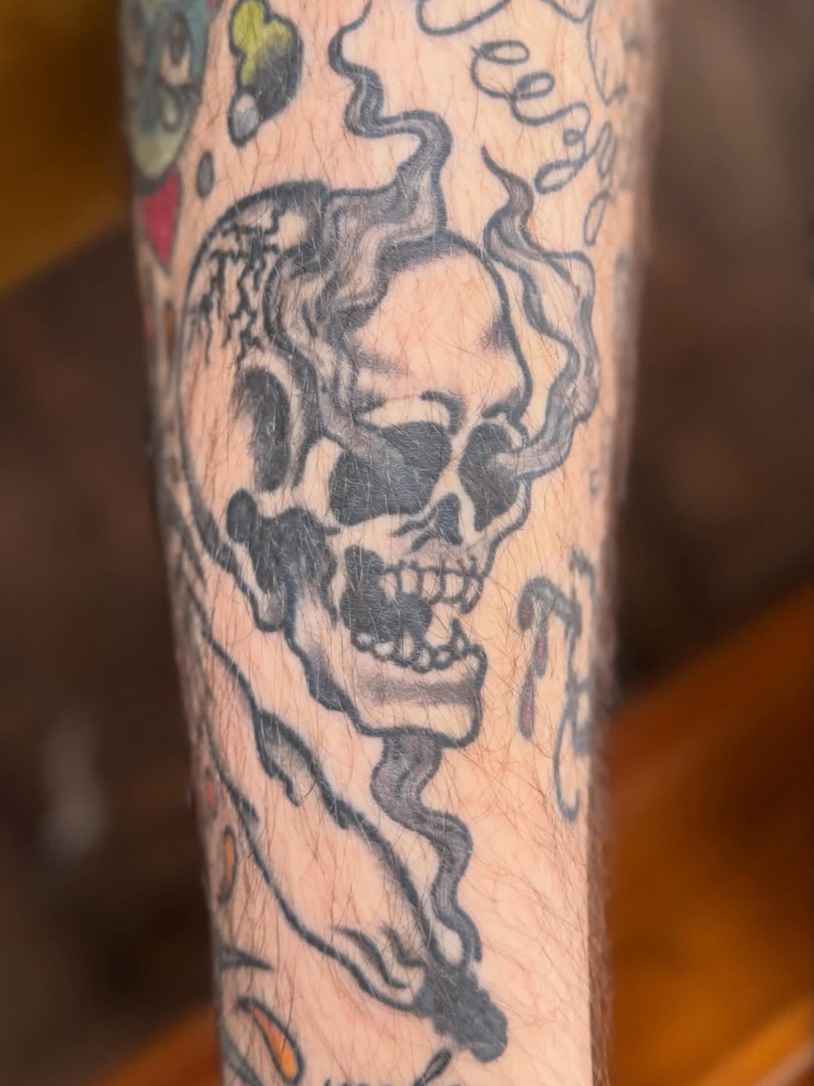 Tattoo by @roach__b — black_and_grey