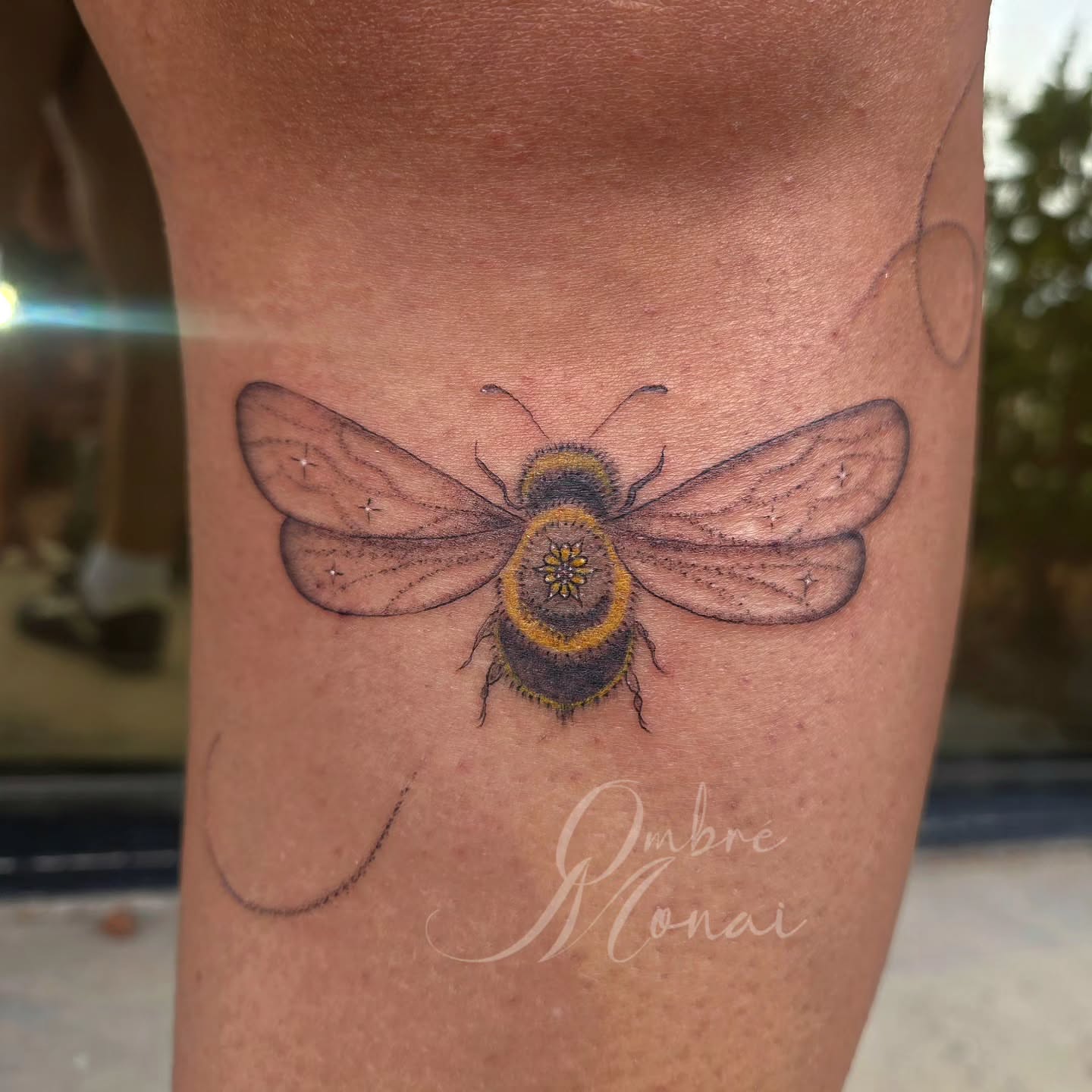 Tattoo by @ombre.monai — dotwork