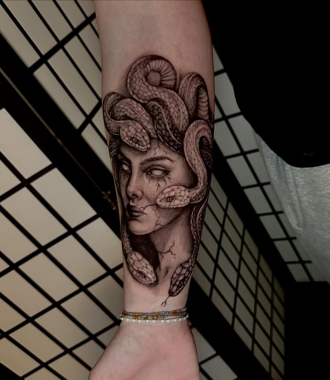 Tattoo by @artbymeganm — realism, black_and_grey