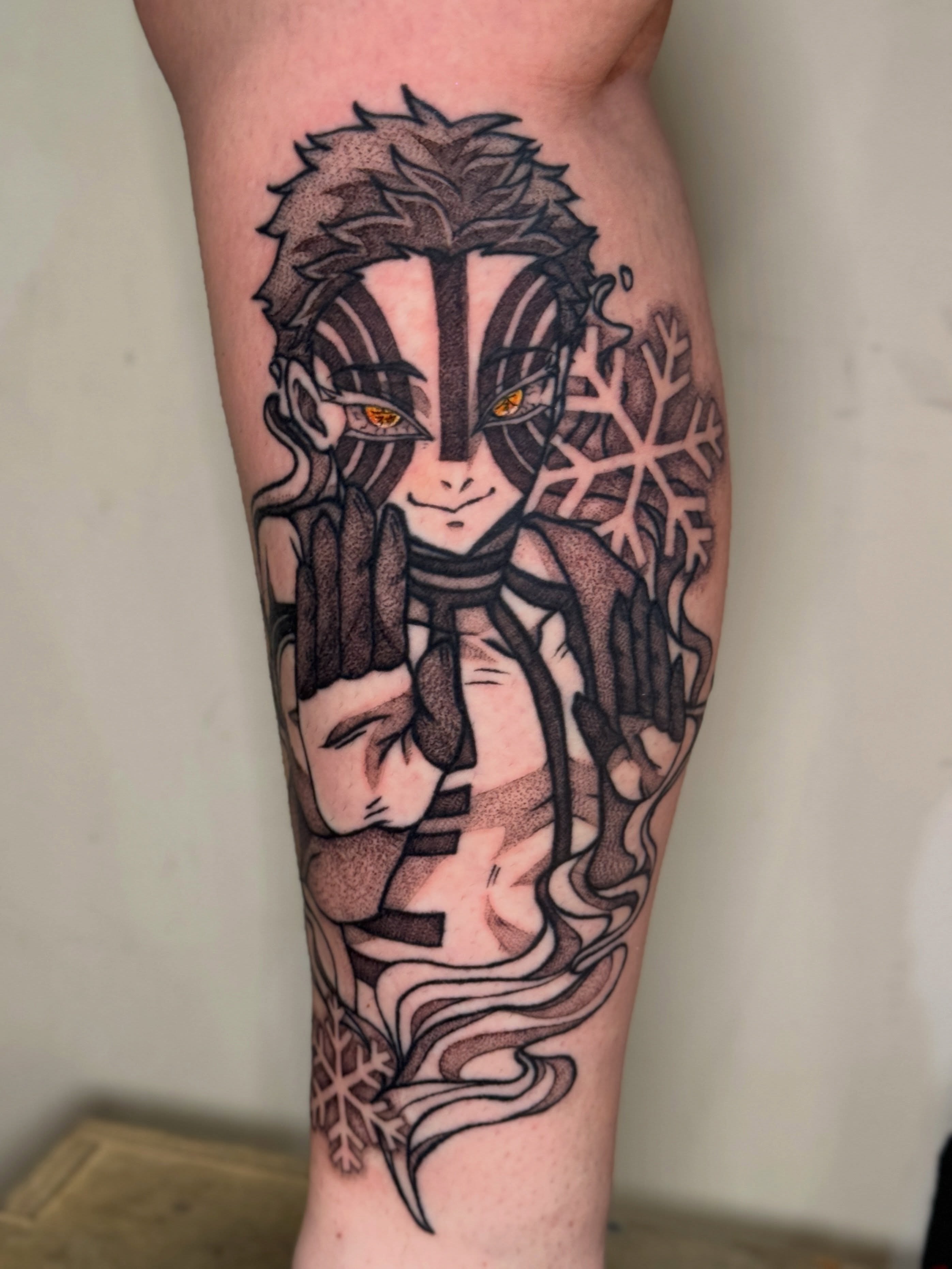 Anime character anime tattoo on the forearm by ink by kimmy ☾⋆⁺₊⋆