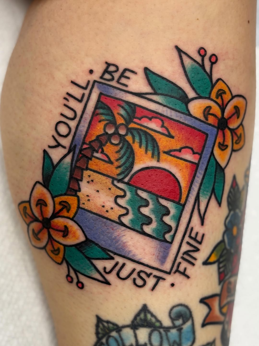 Tattoo by @dakotaherman — american_traditional, lettering_script
