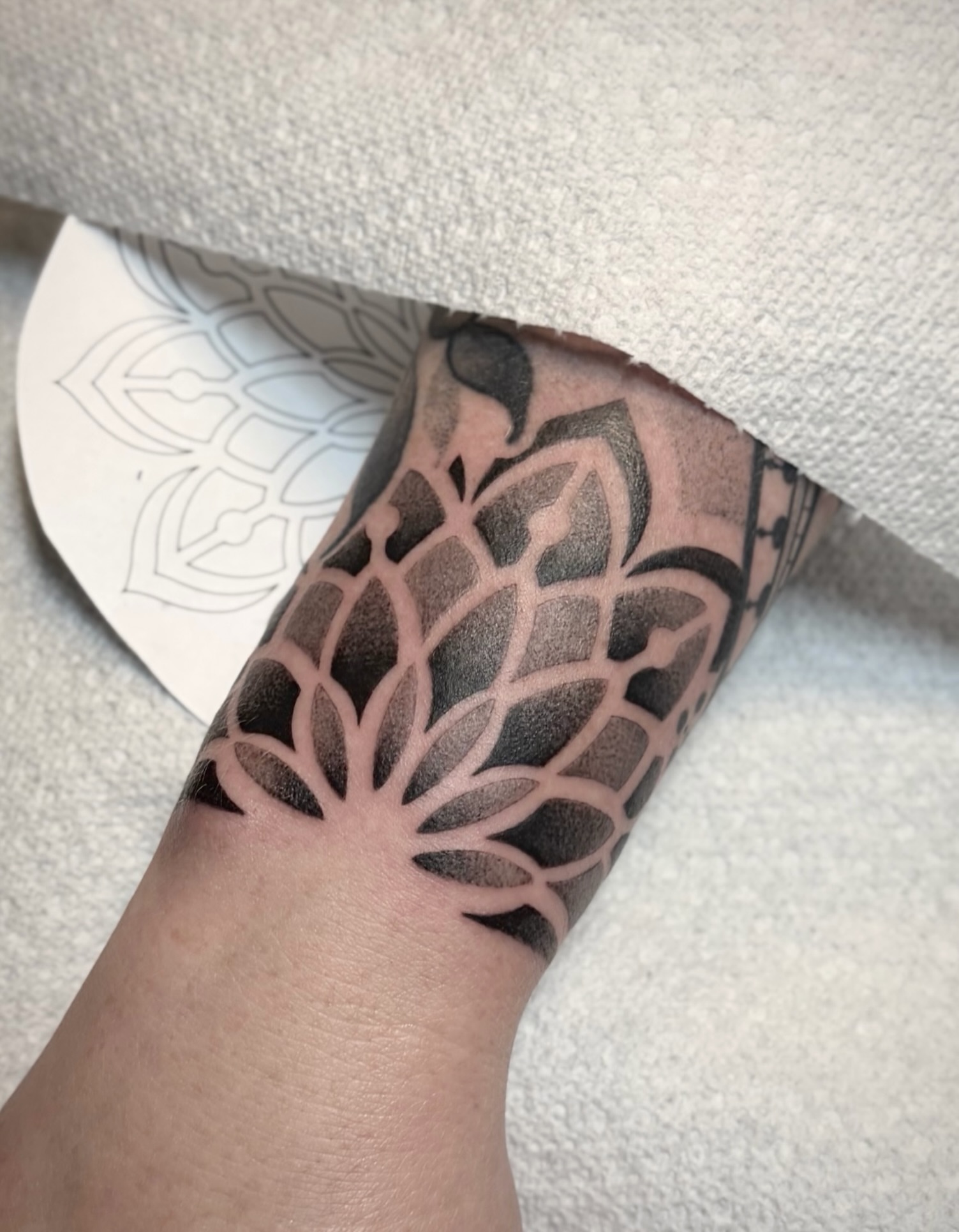 Tattoo by @maya_zink — black_and_grey