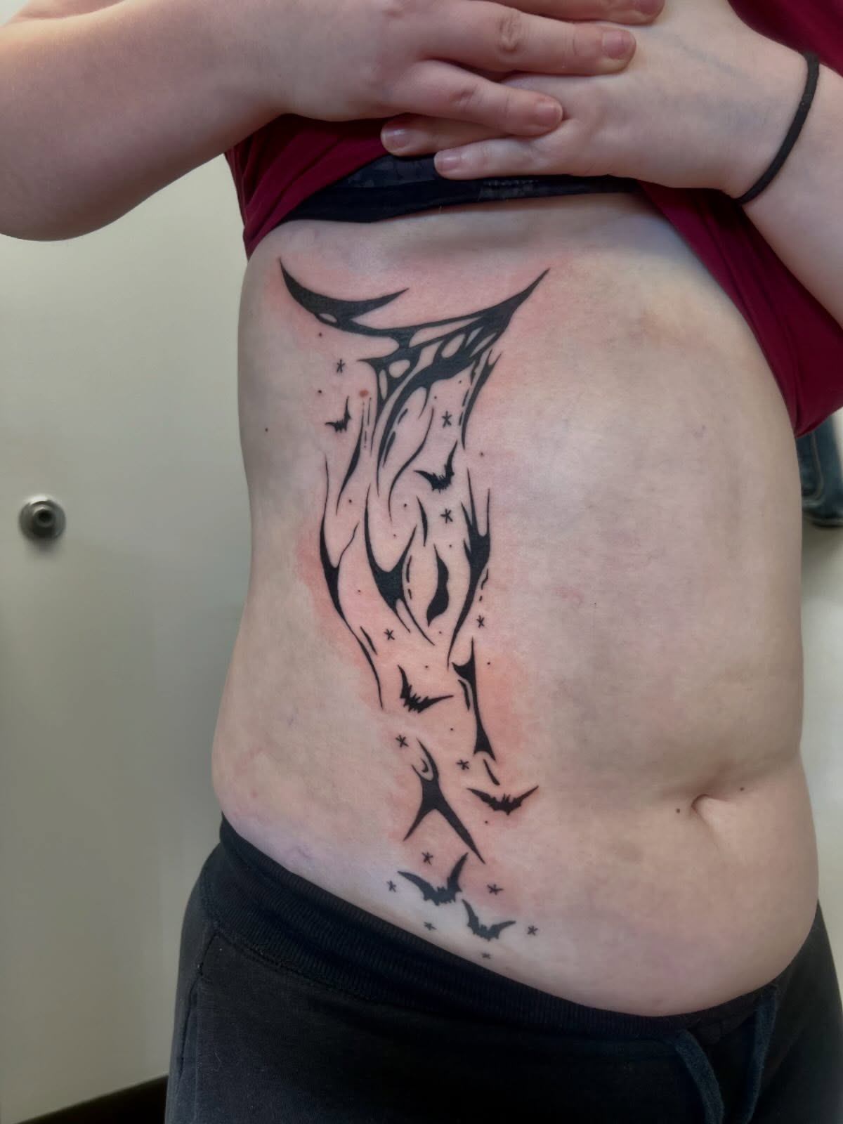 Tattoo by @artbymuggs — black_and_grey