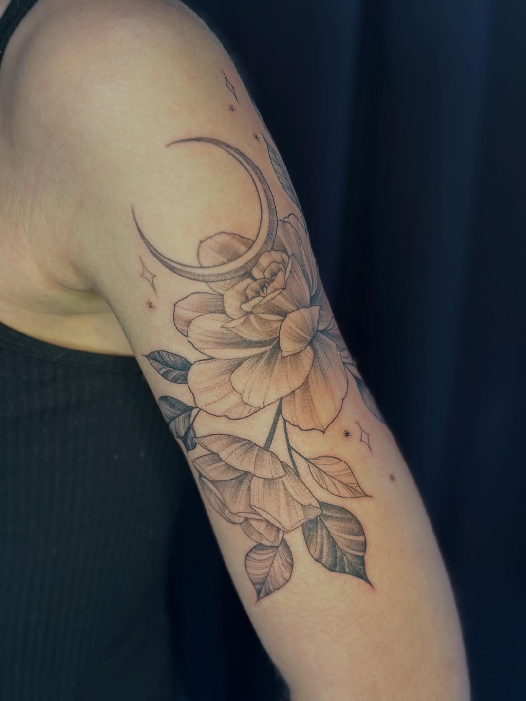 Tattoo by @abigail_bowen_tattoos — fine_line, black_and_grey