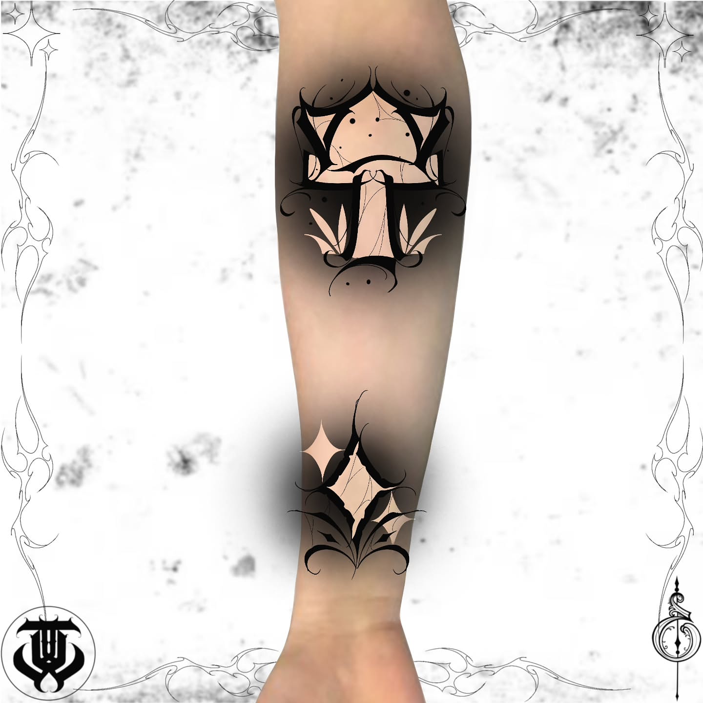Tattoo by @indigoicarus999 — geometric