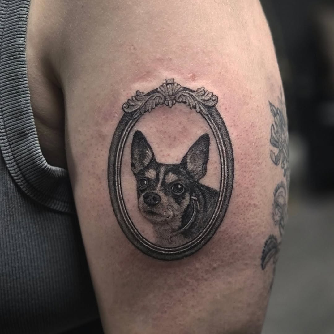 Tattoo by @kylejosephtattoo โ realism, black_and_grey