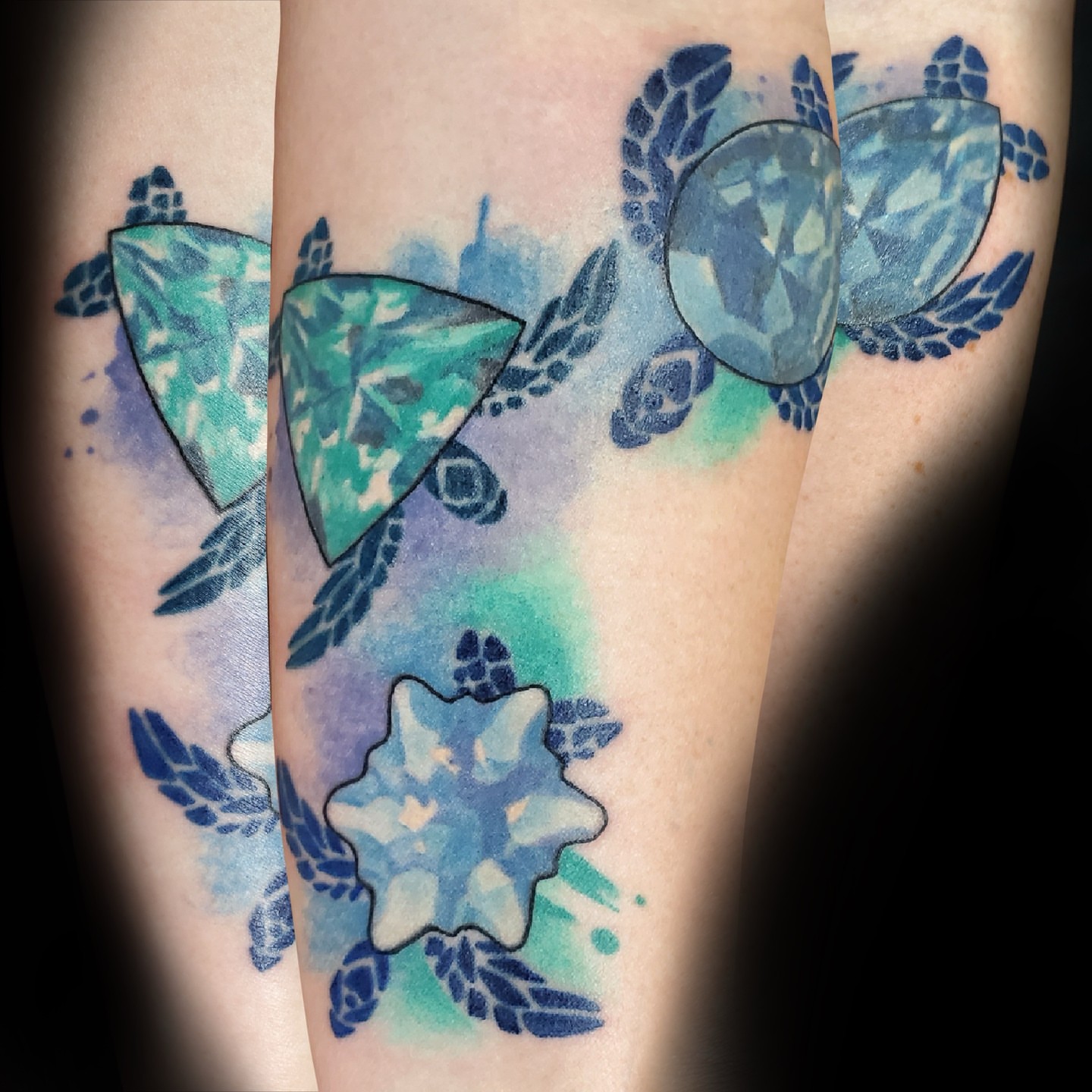 Tattoo by @bree_annatattoos — watercolor