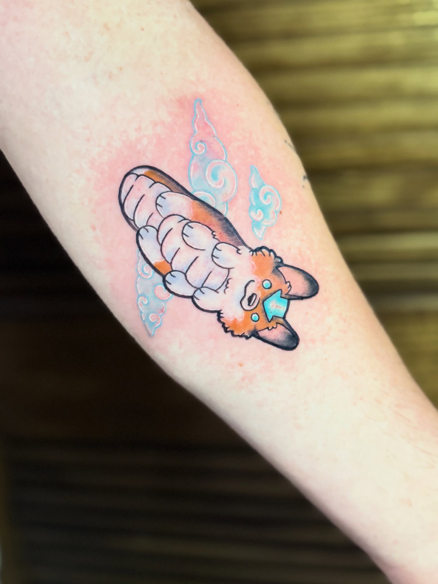 Tattoo by @britter_tattoos — watercolor