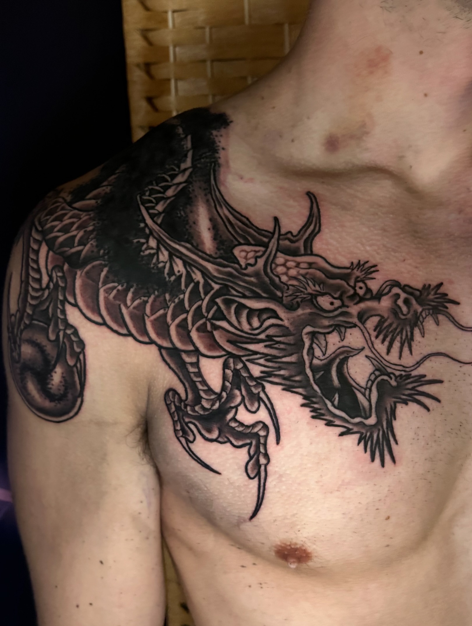 Tattoo by @jesuscheekstattoos — black_and_grey