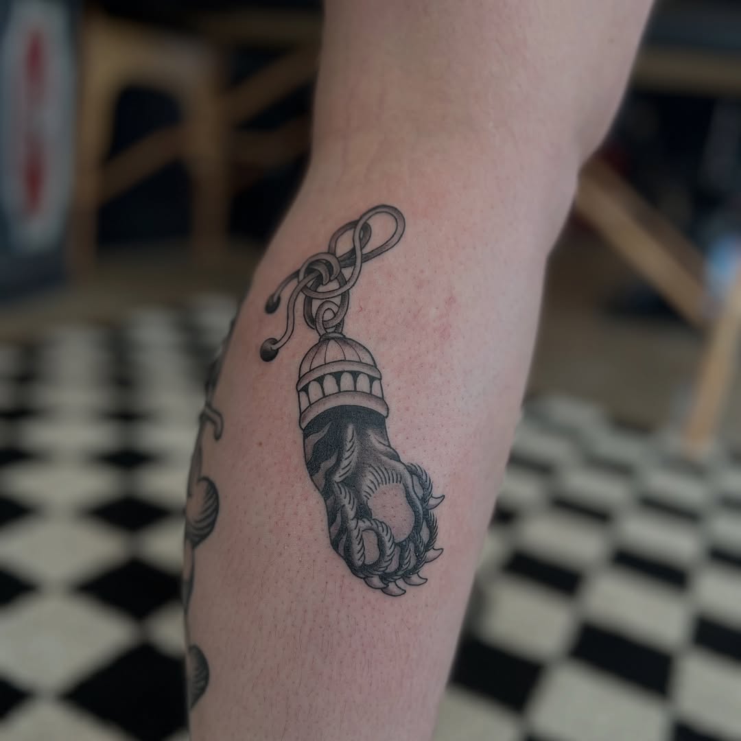 Tattoo by @tattooedbydom — black_and_grey, realism