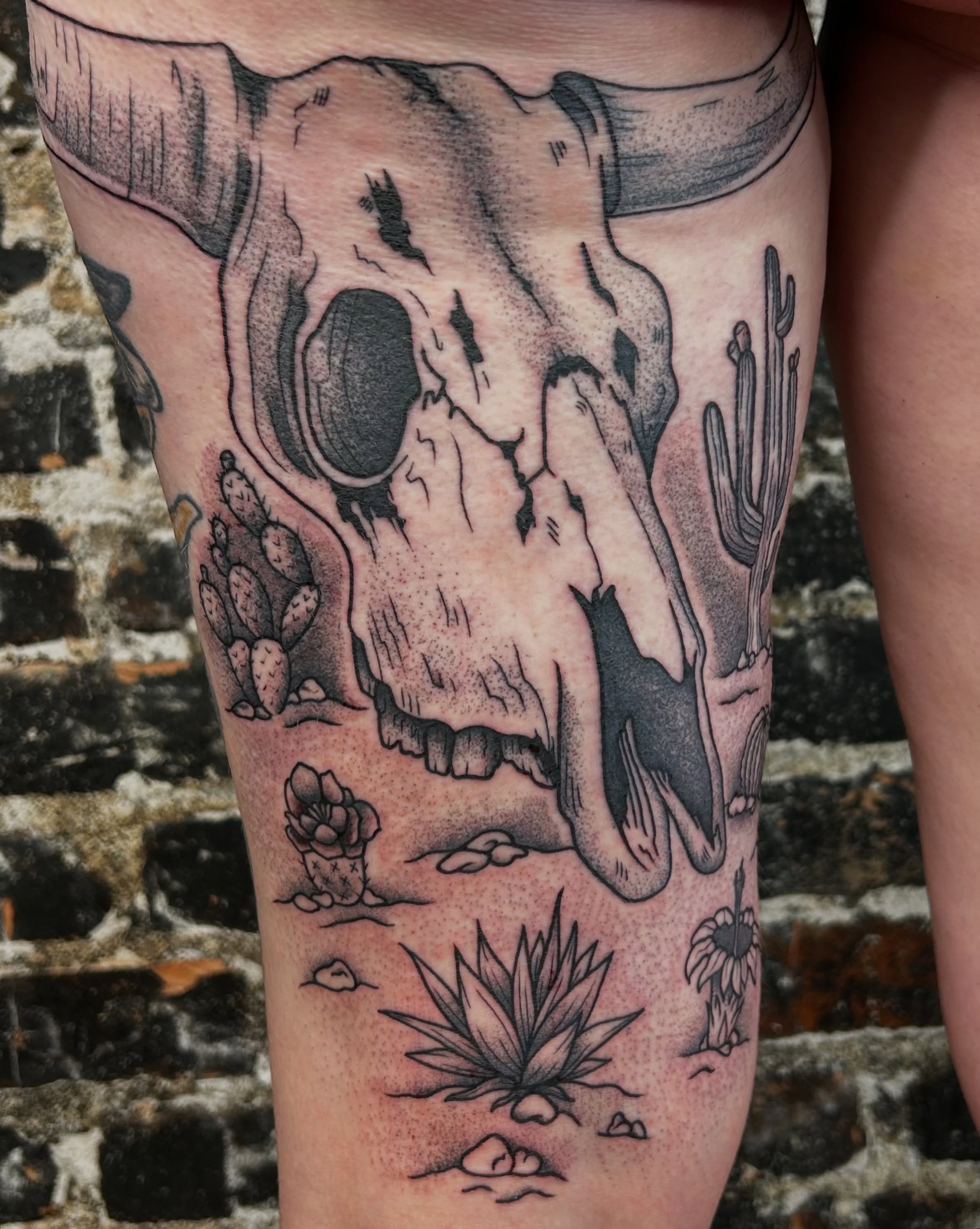 Tattoo by @kikicantdraw โ black_and_grey, realism