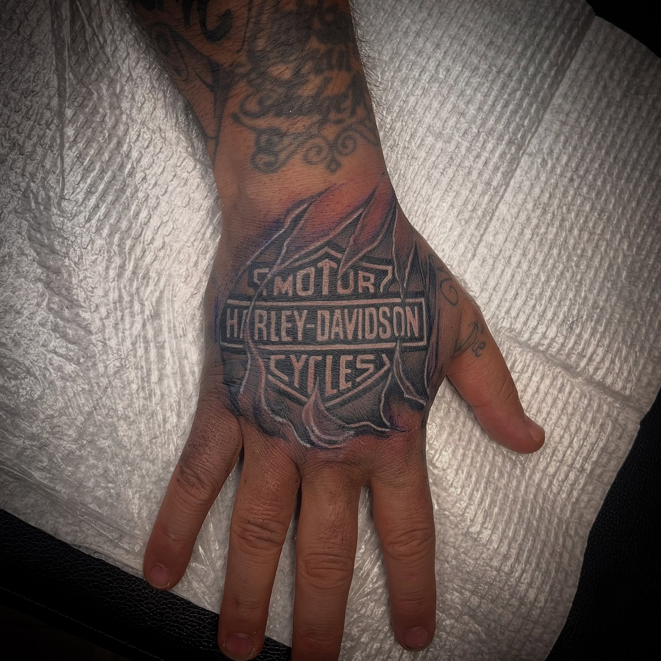 Tattoo by @selenamariatattoos — black_and_grey