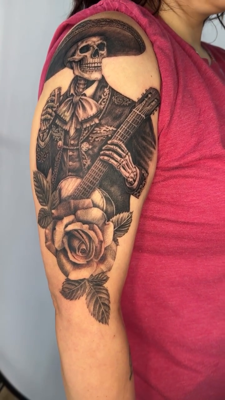 Tattoo by @stephenhansen_tattoos — realism, black_and_grey
