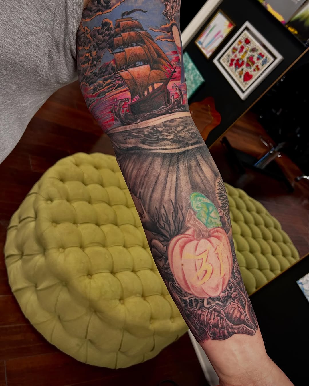 Tattoo by @jonbyrd — realism, black_and_grey