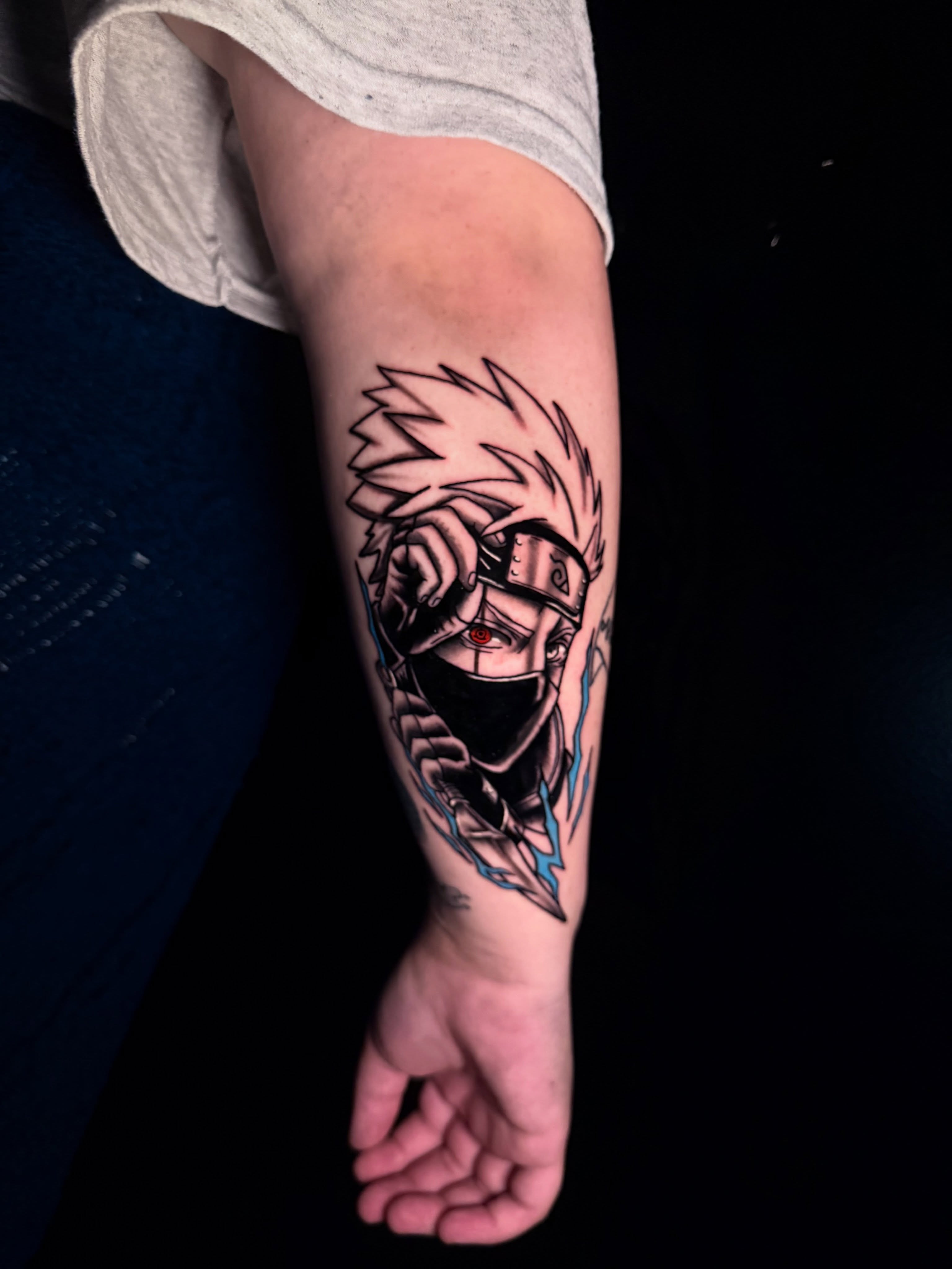 Tattoo by @dreadmoor_tattoos — anime