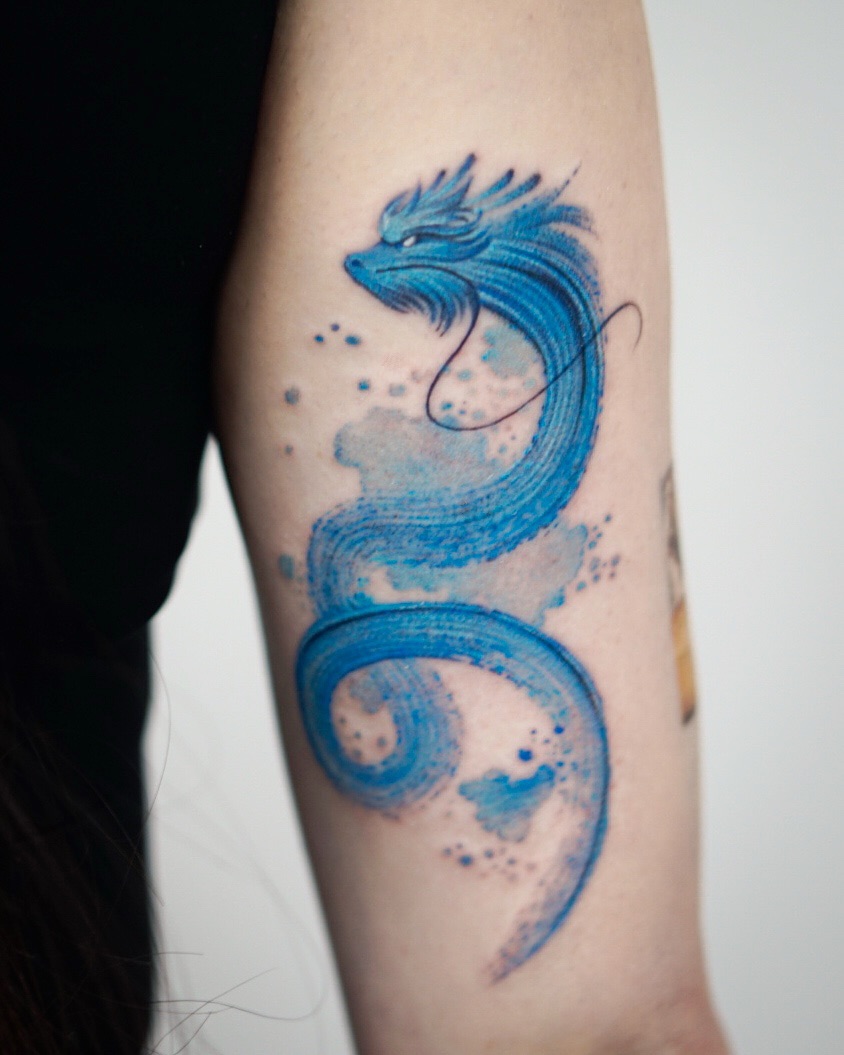 Tattoo by @gemma_tattooer — watercolor