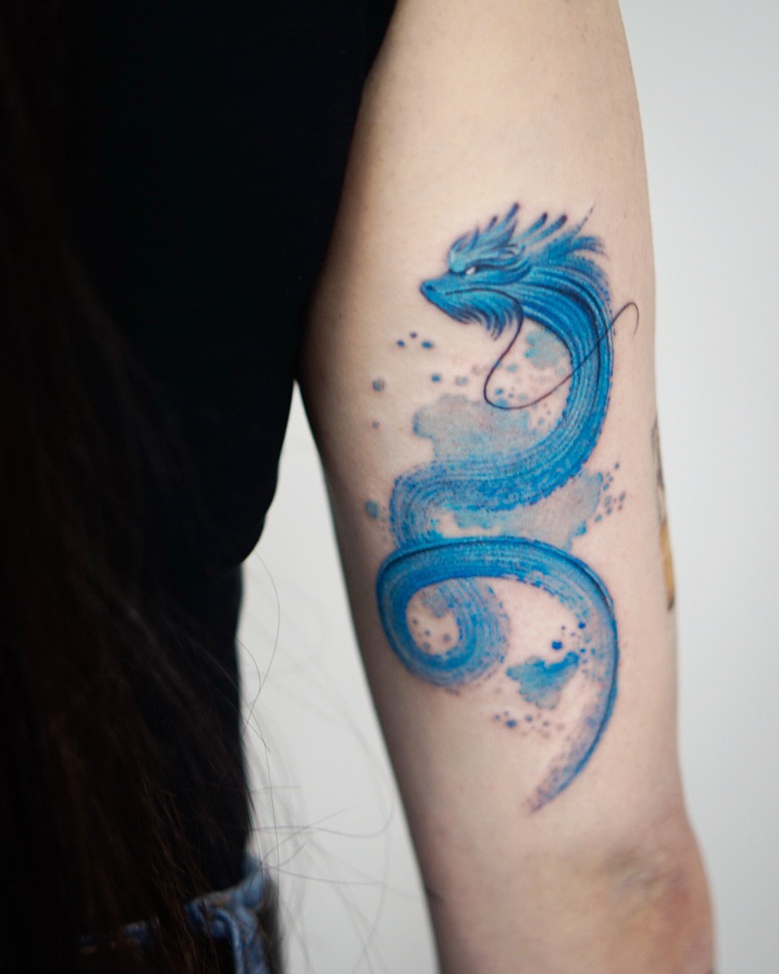Tattoo by @gemma_tattooer — watercolor