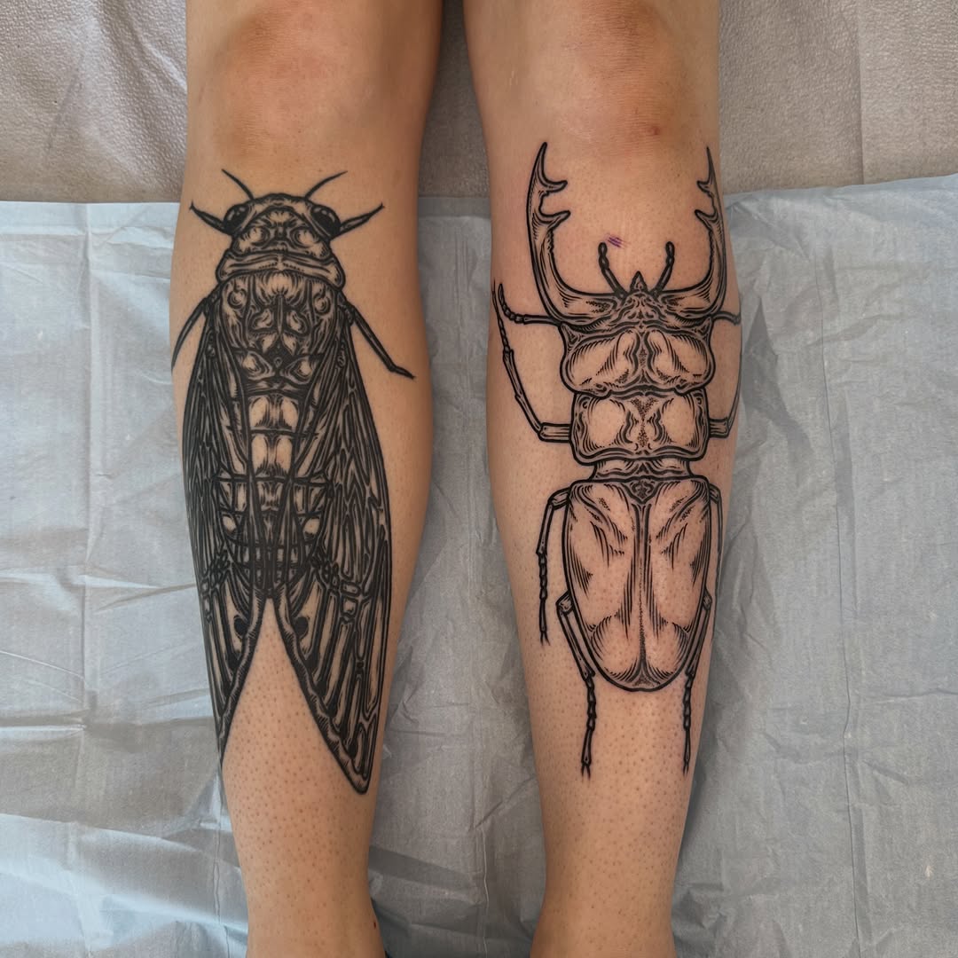 Tattoo by @rosalieocchino — black_and_grey, illustrative