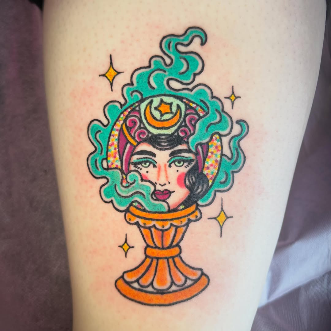 Tattoo by @badgaltattoos β neo_traditional
