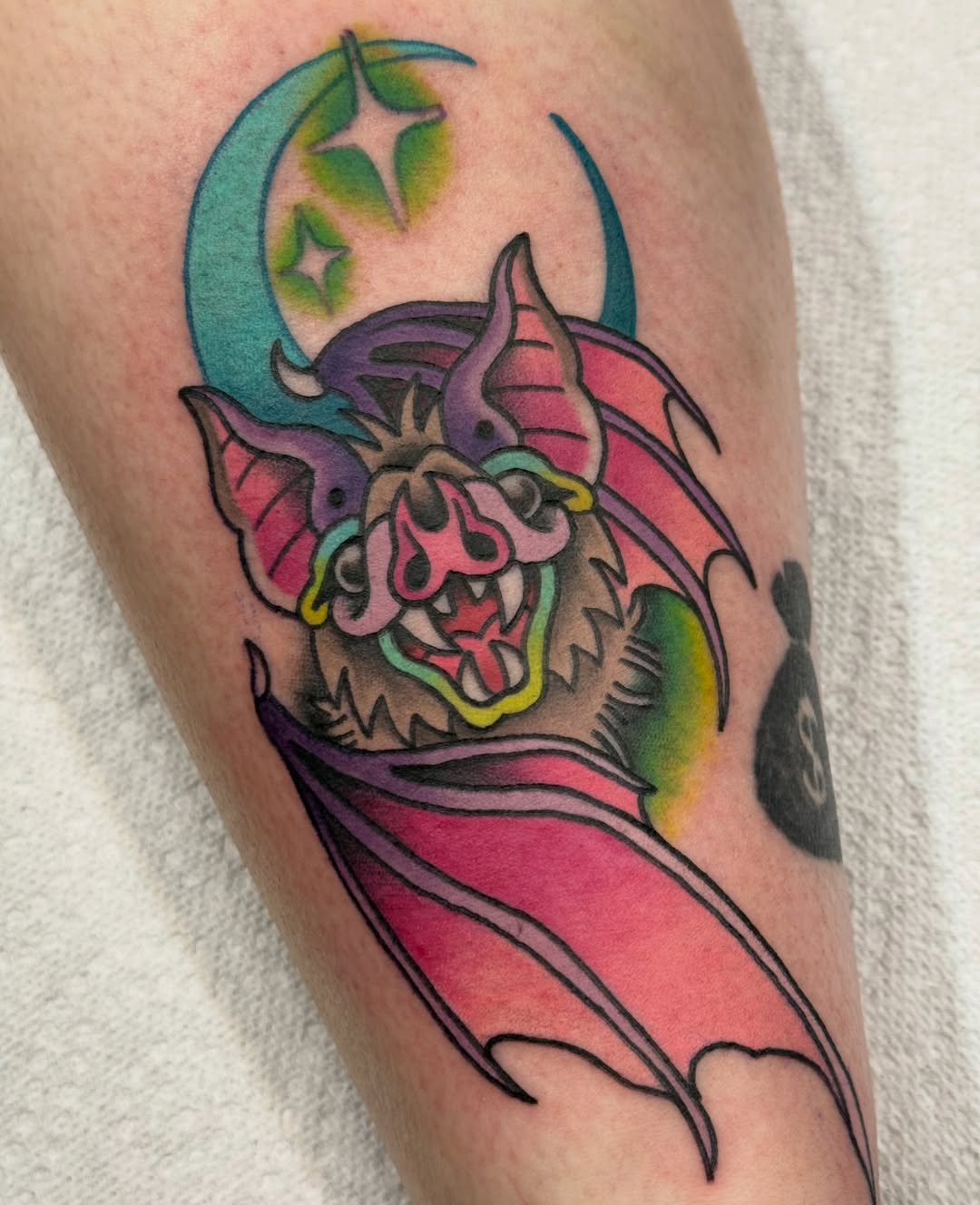 Tattoo by @kara.monstera — new_school