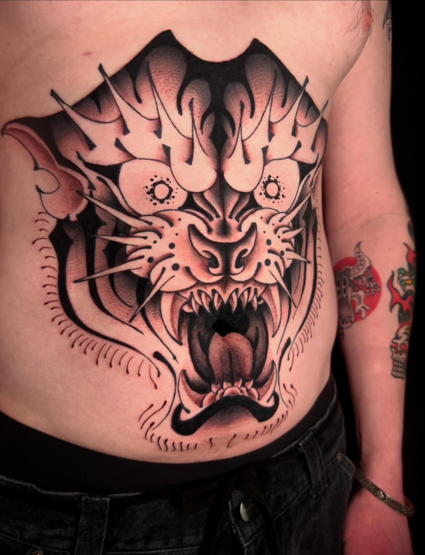 Tattoo by @zurdouno — black_and_grey