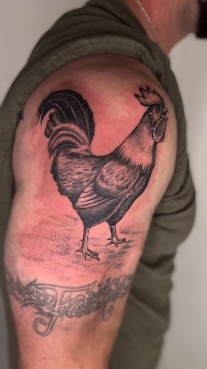Tattoo by @papamule_ — black_and_grey, realism