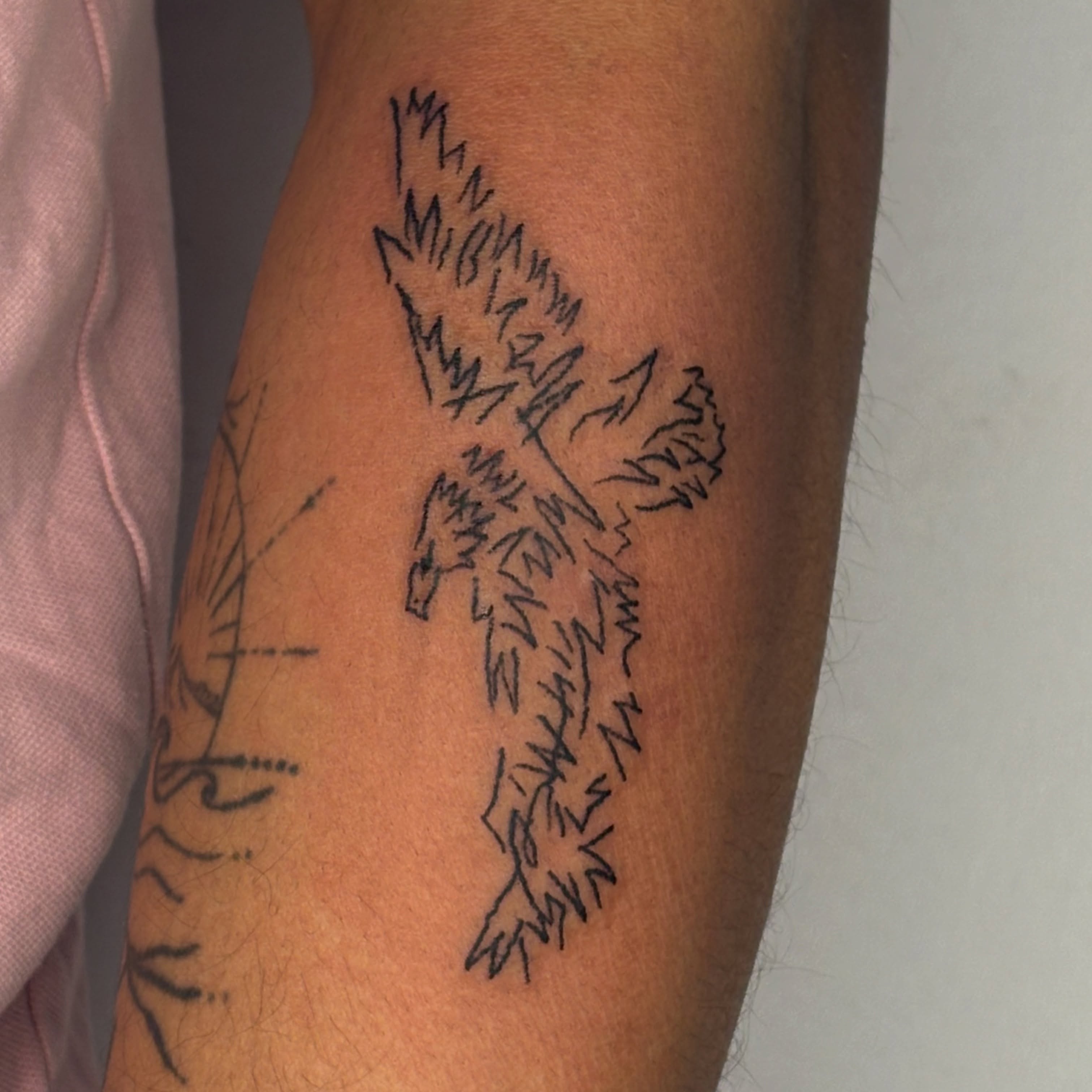 Tattoo by @seayalaterpirate — black_and_grey