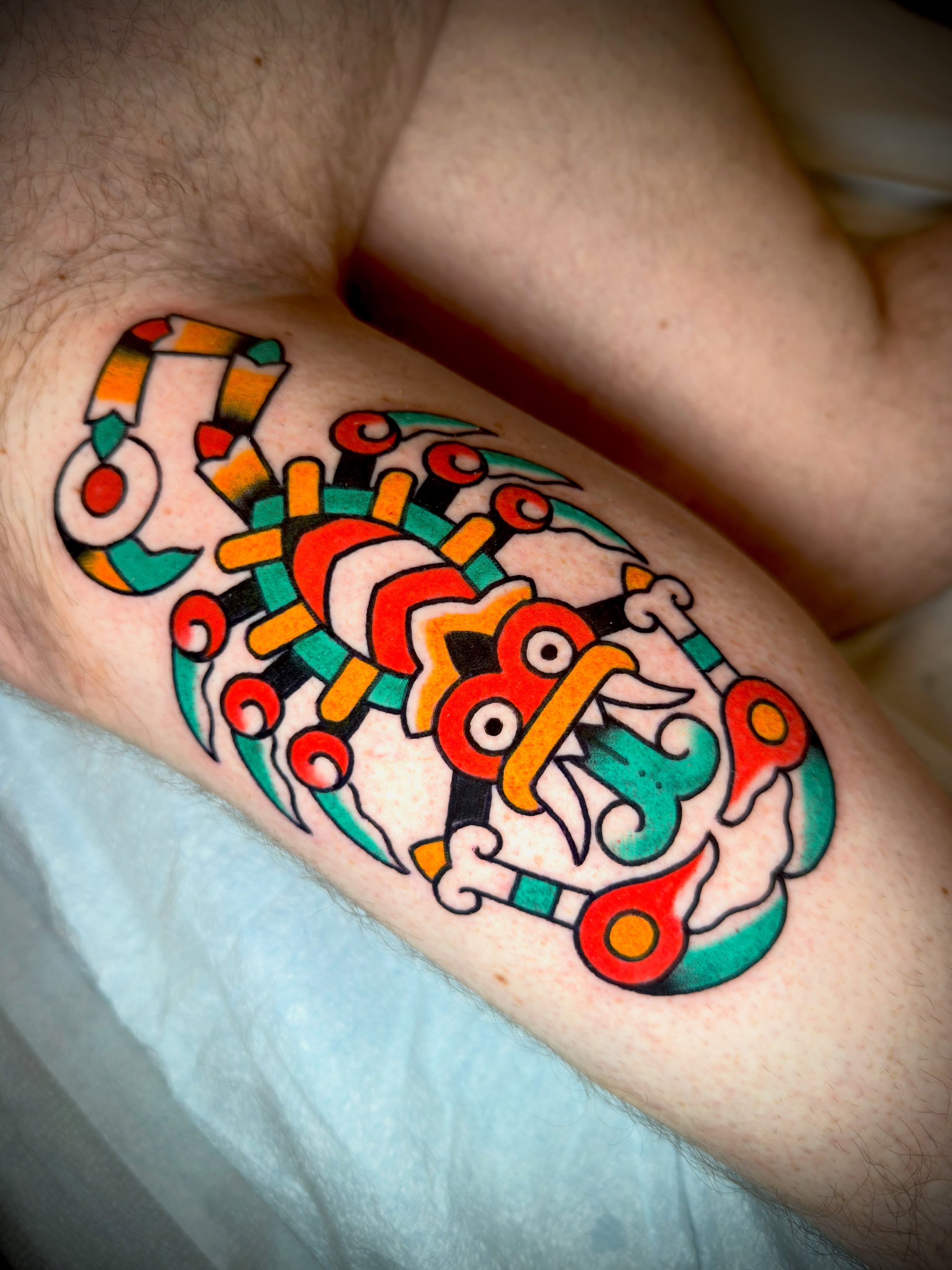 Tattoo by @_losifer — american_traditional, geometric