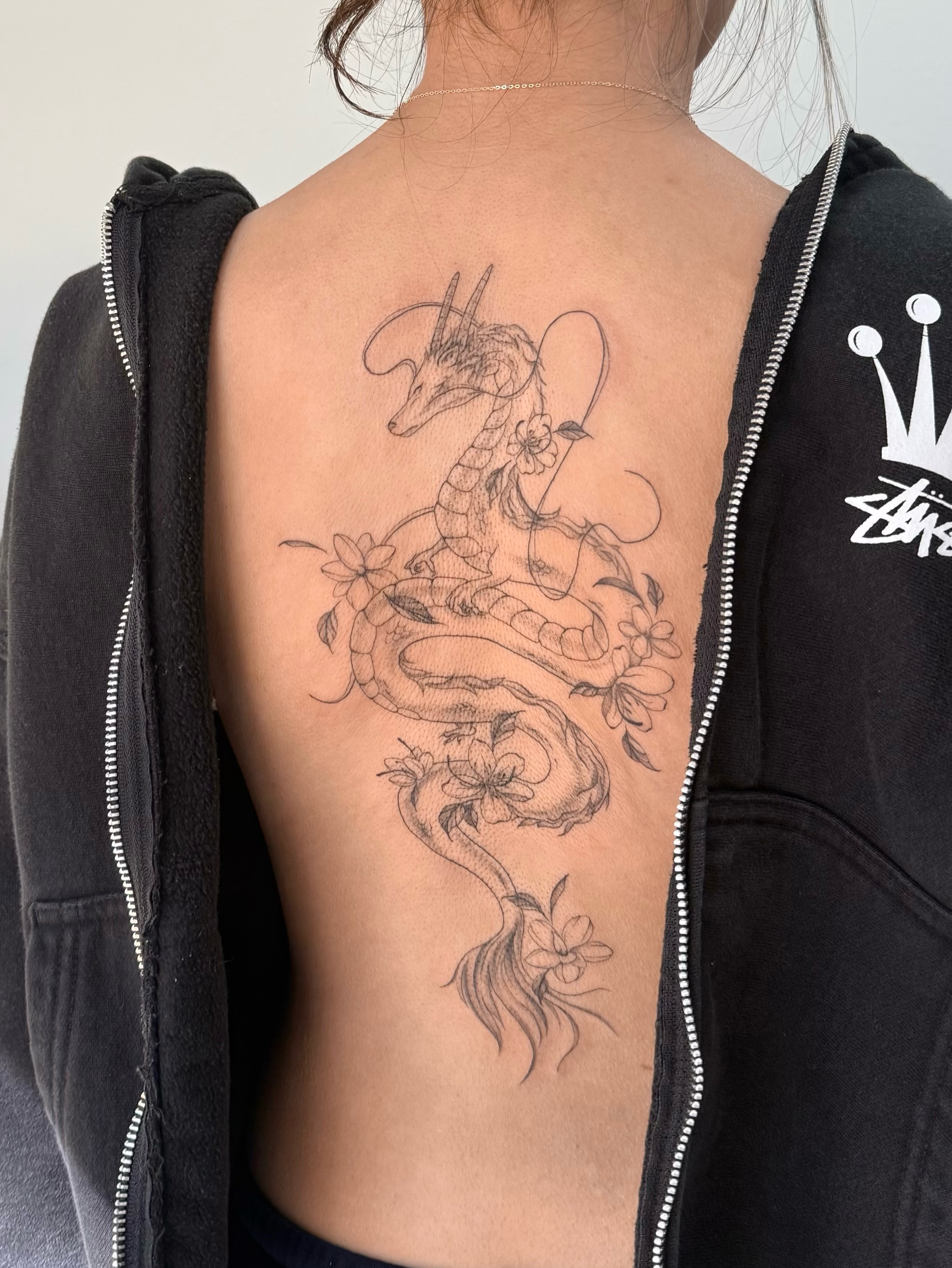 Tattoo by @pomaikai.artistry — black_and_grey