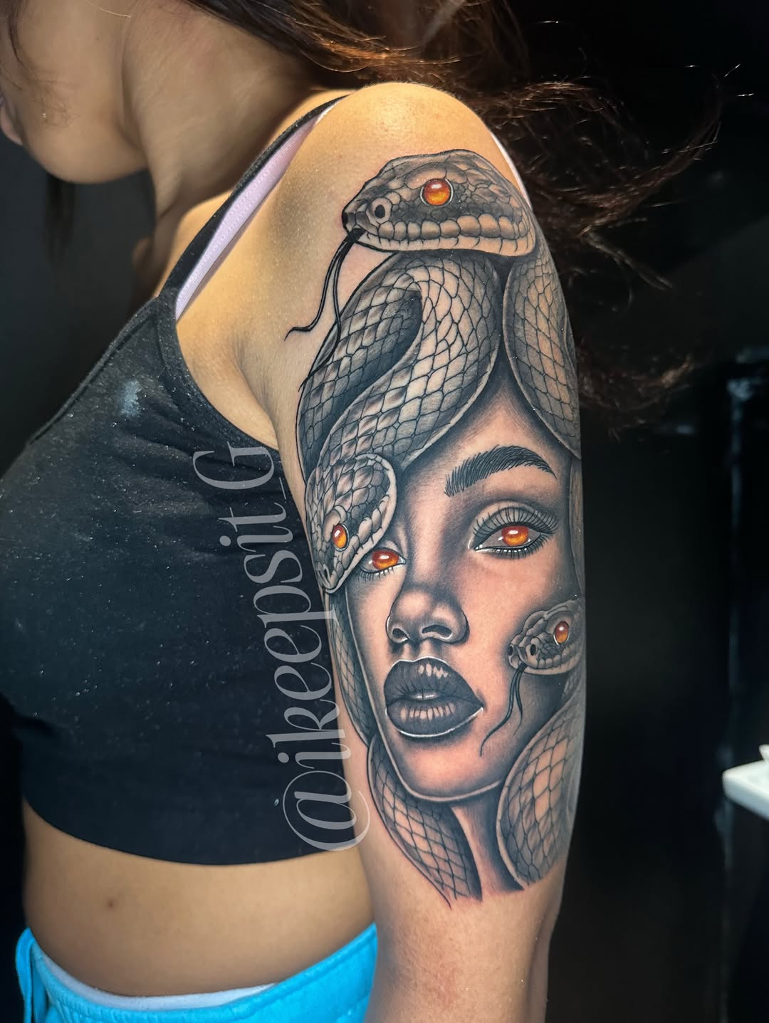Tattoo by @ikeepsit_g — realism, black_and_grey