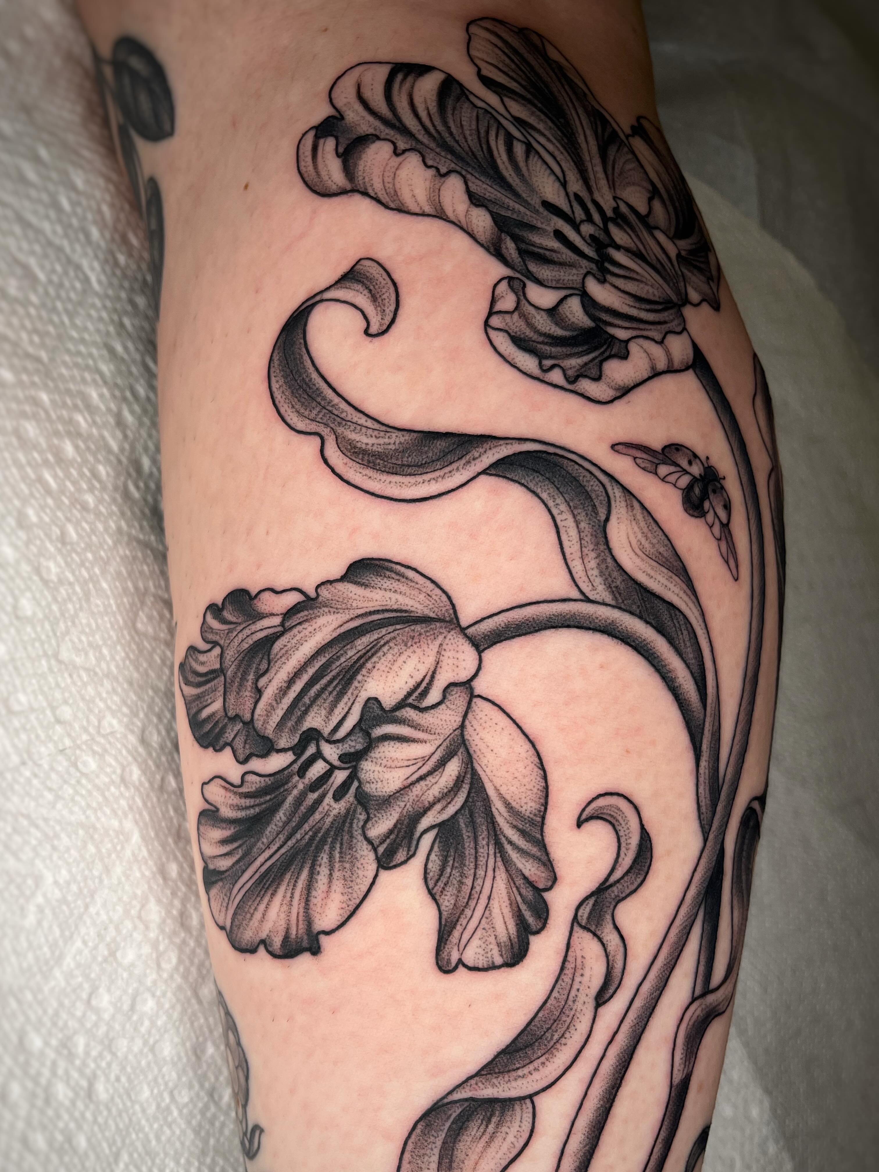 Tattoo by @emidoesart — black_and_grey, realism