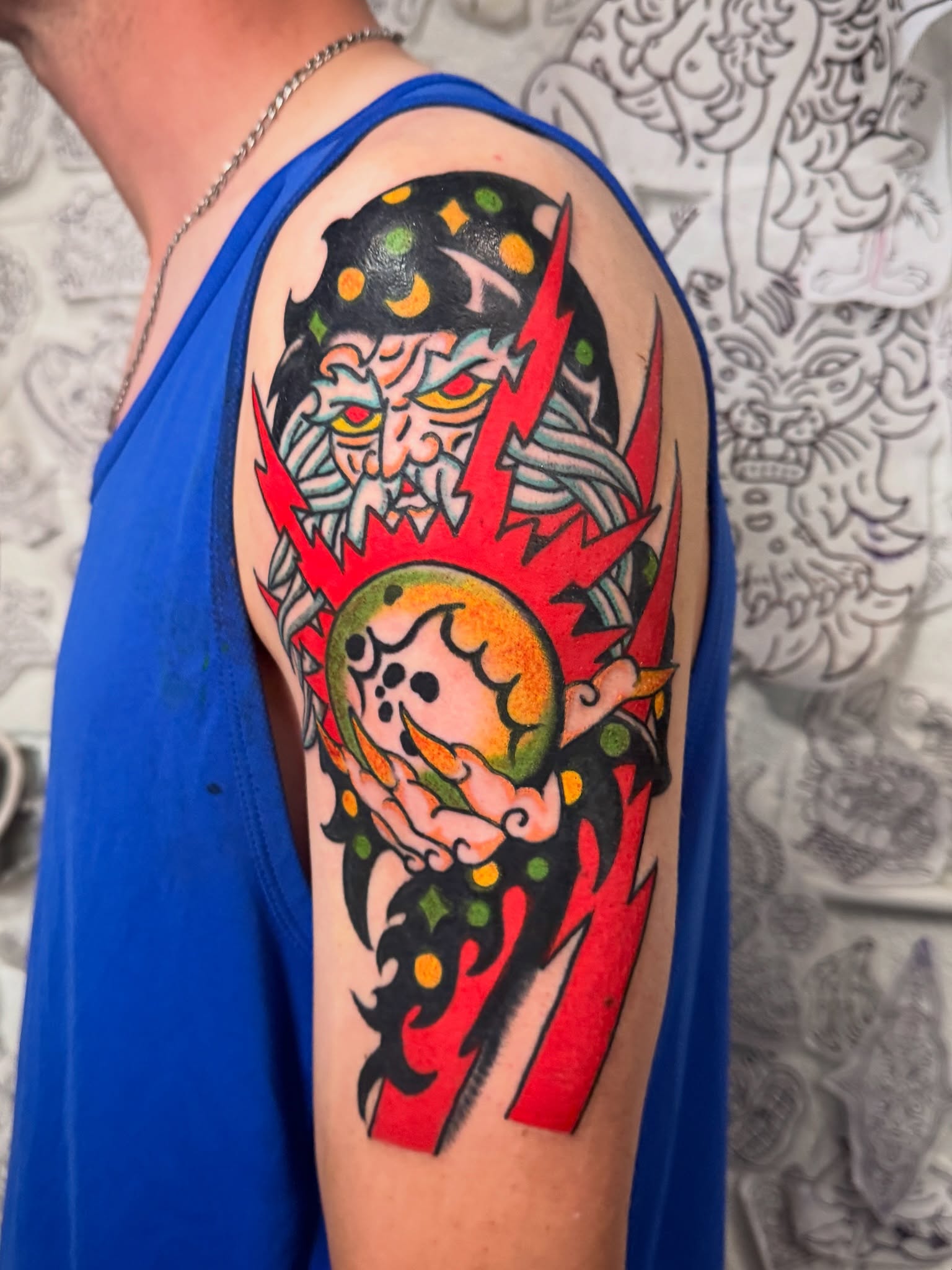 Tattoo by @lilygtattoo β american_traditional, trash_polka